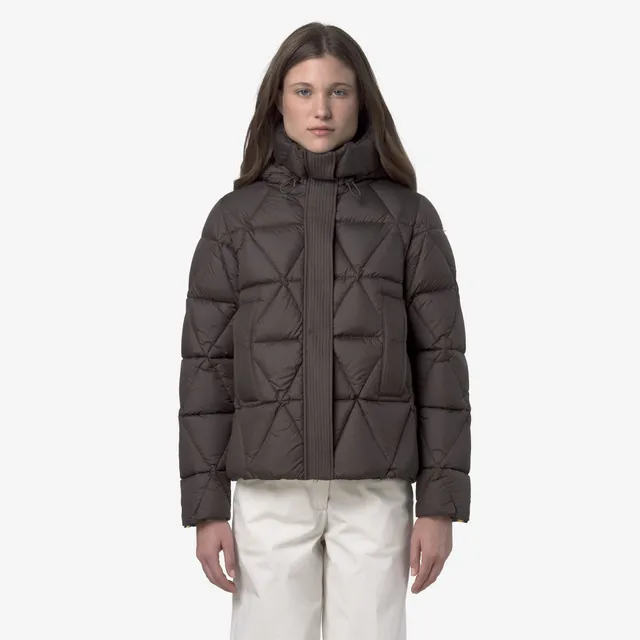k-way-lethille-thermo-microfiber-doudoune-courte-femme-black-olive-combo image 1