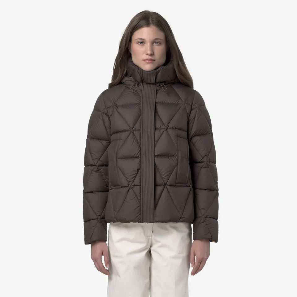 k-way-lethille-thermo-microfiber-doudoune-courte-femme-black-olive-combo image 1