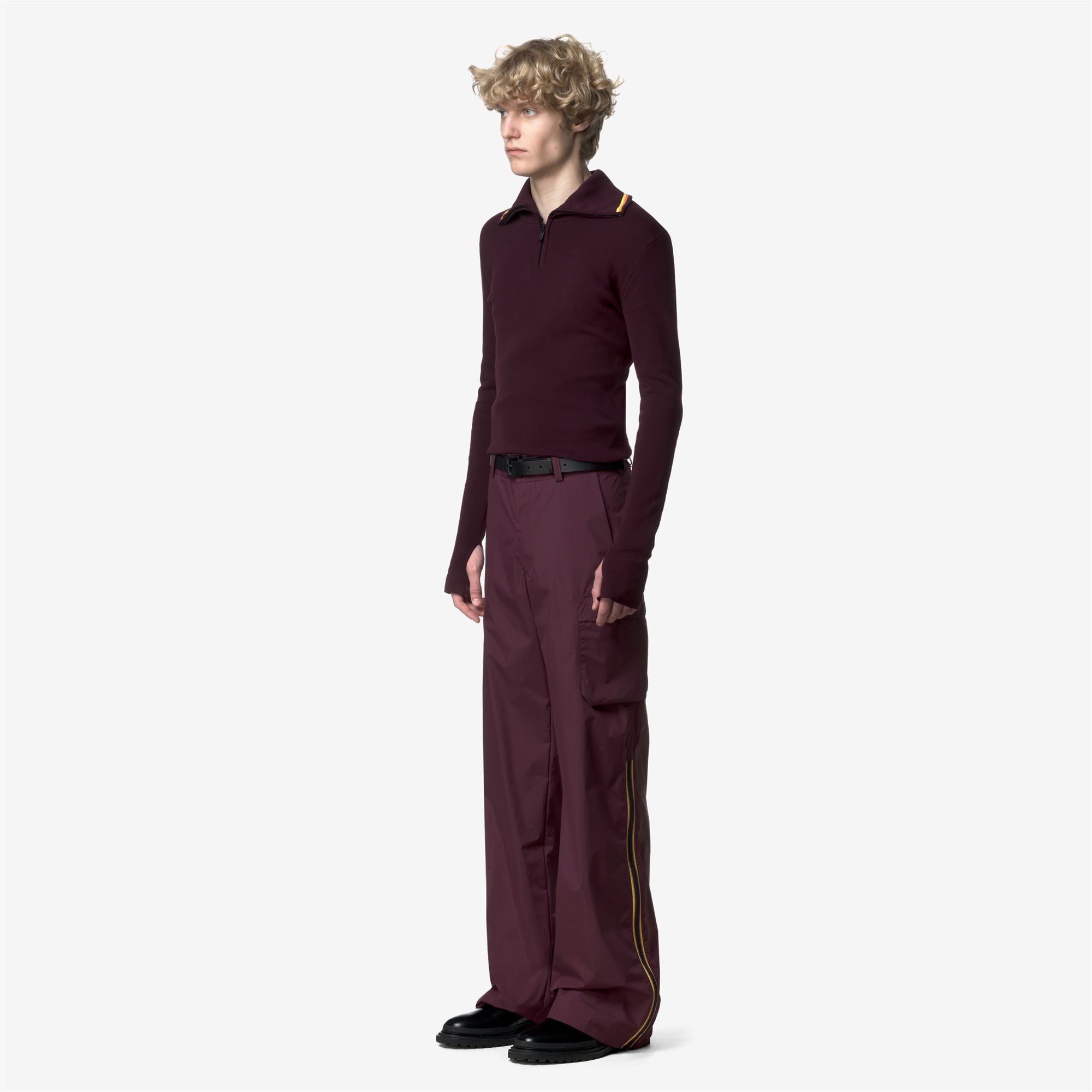 k-way-4-0-3l-tamey-pantalon-cargo-homme-red-dk-amaranto image 2
