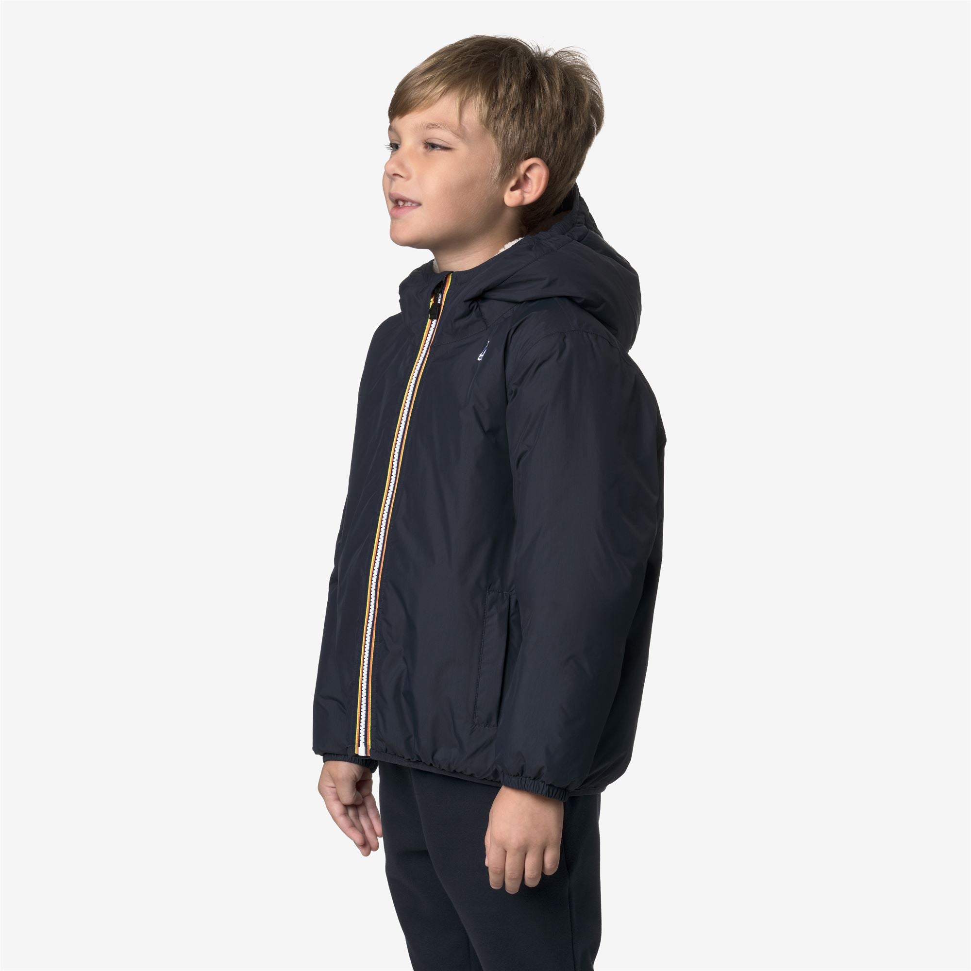 k-way-p-le-vrai-4-0-claude-orsetto-veste-mi-saison-enfant-blue-depth image 2