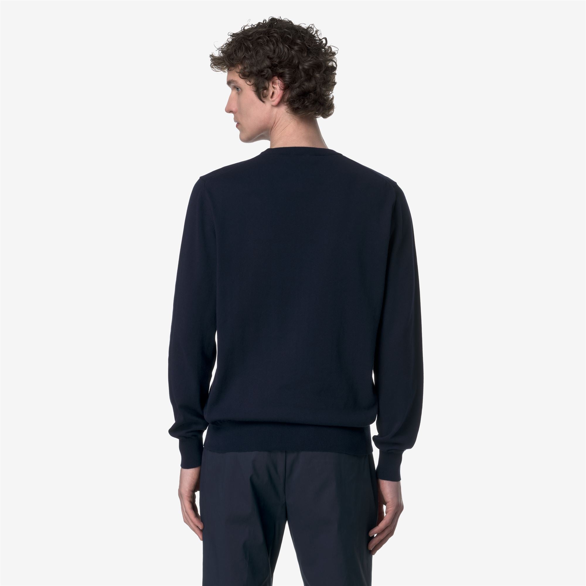 k-way-sebastien-cotton-ps-pull-over-homme-blue-depth image 3