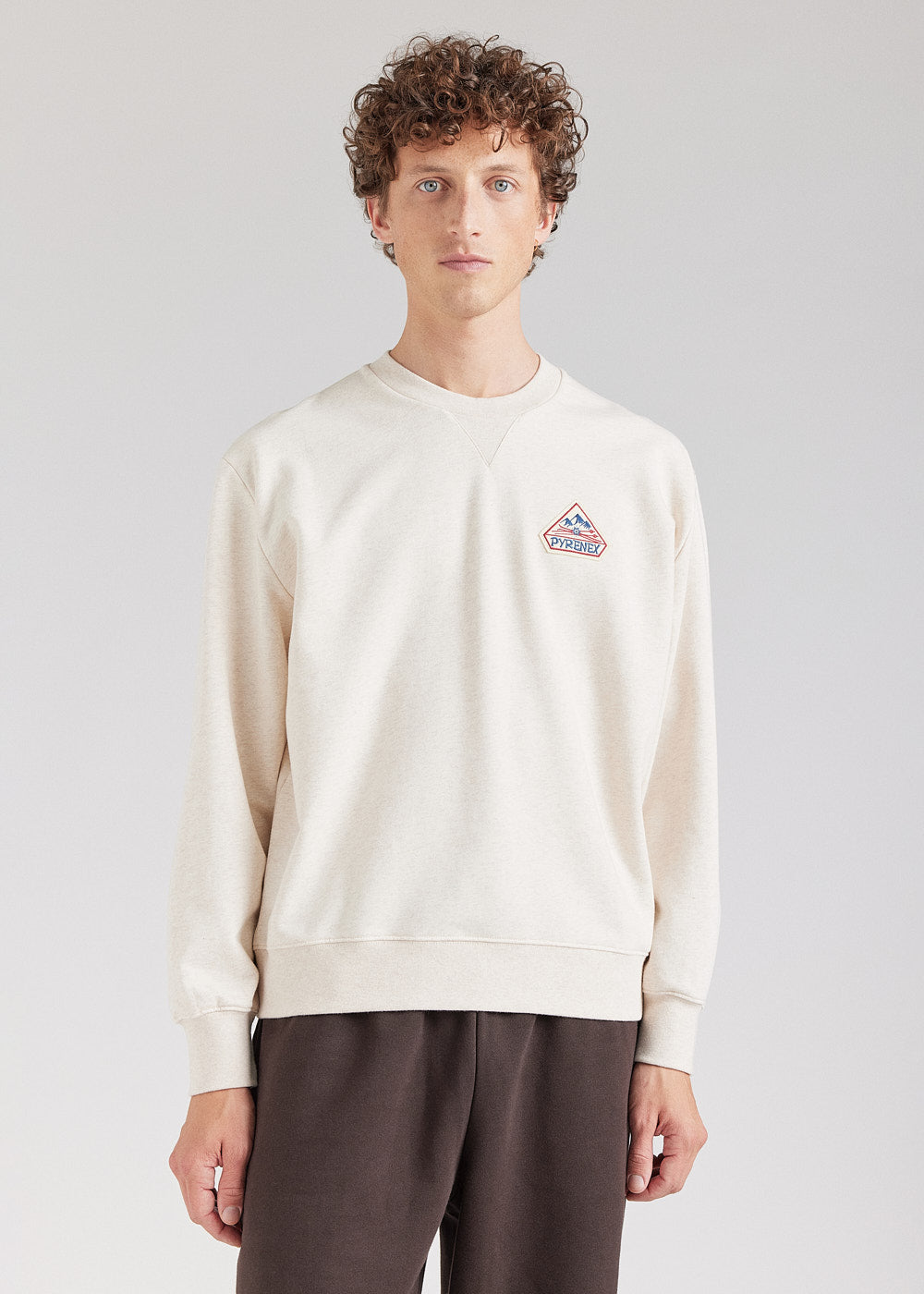 pyrenex-phase-sweat-col-rond-coton-bio-blanc image 2