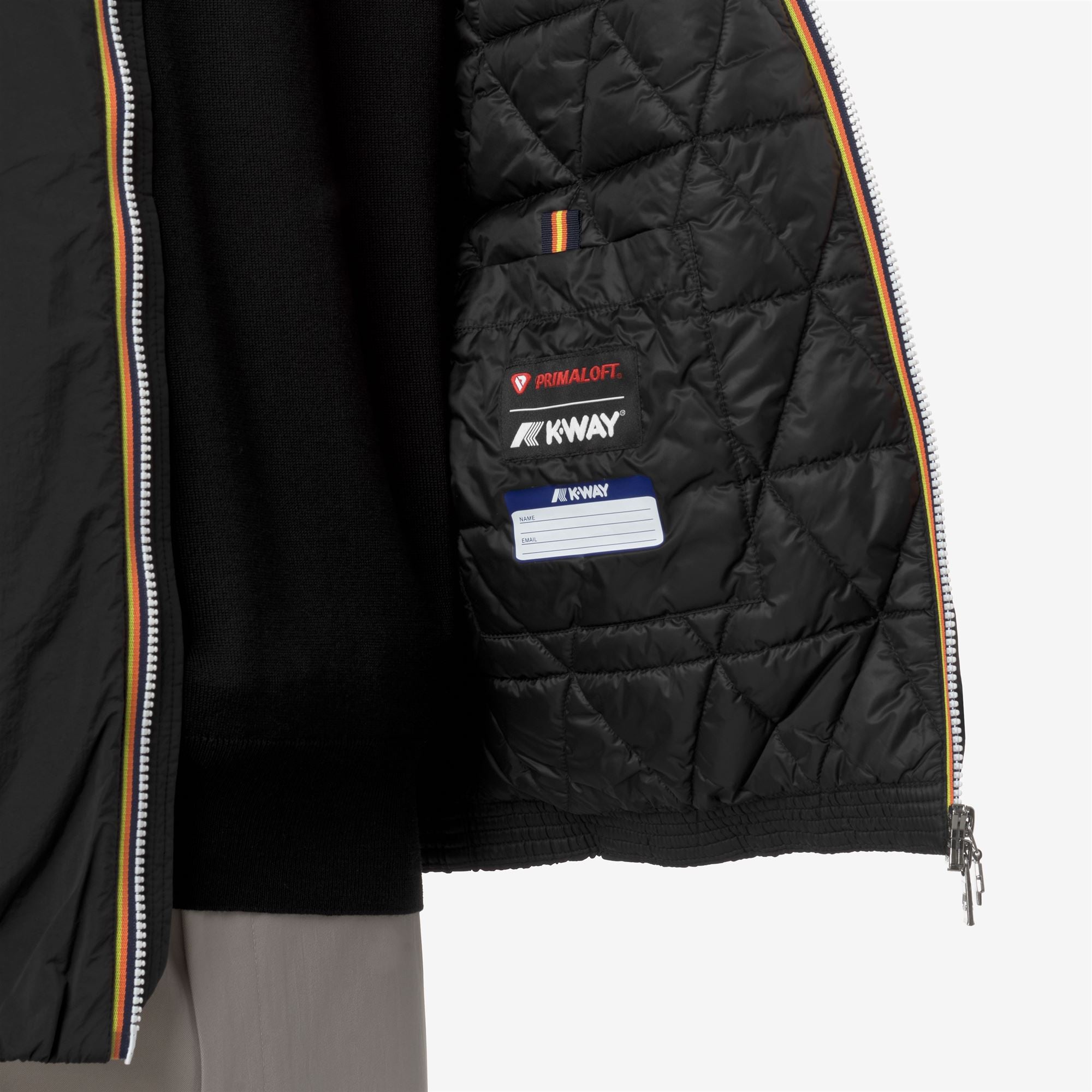 k-way-valentine-plain-warm-veste-courte-homme-black-pure image 4