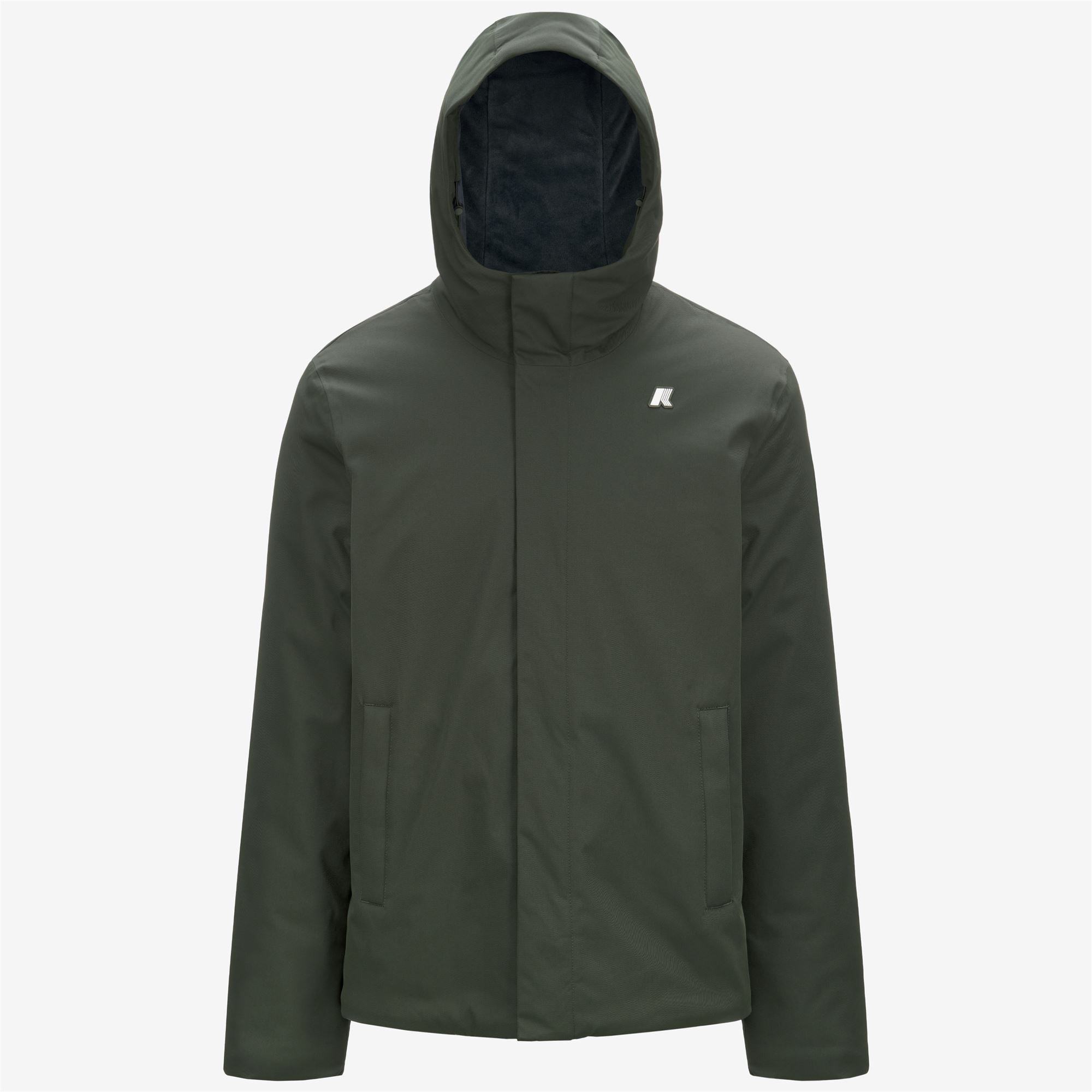k-way-jacko-twill-marmotta-veste-courte-homme-green-b-blue-a image 5