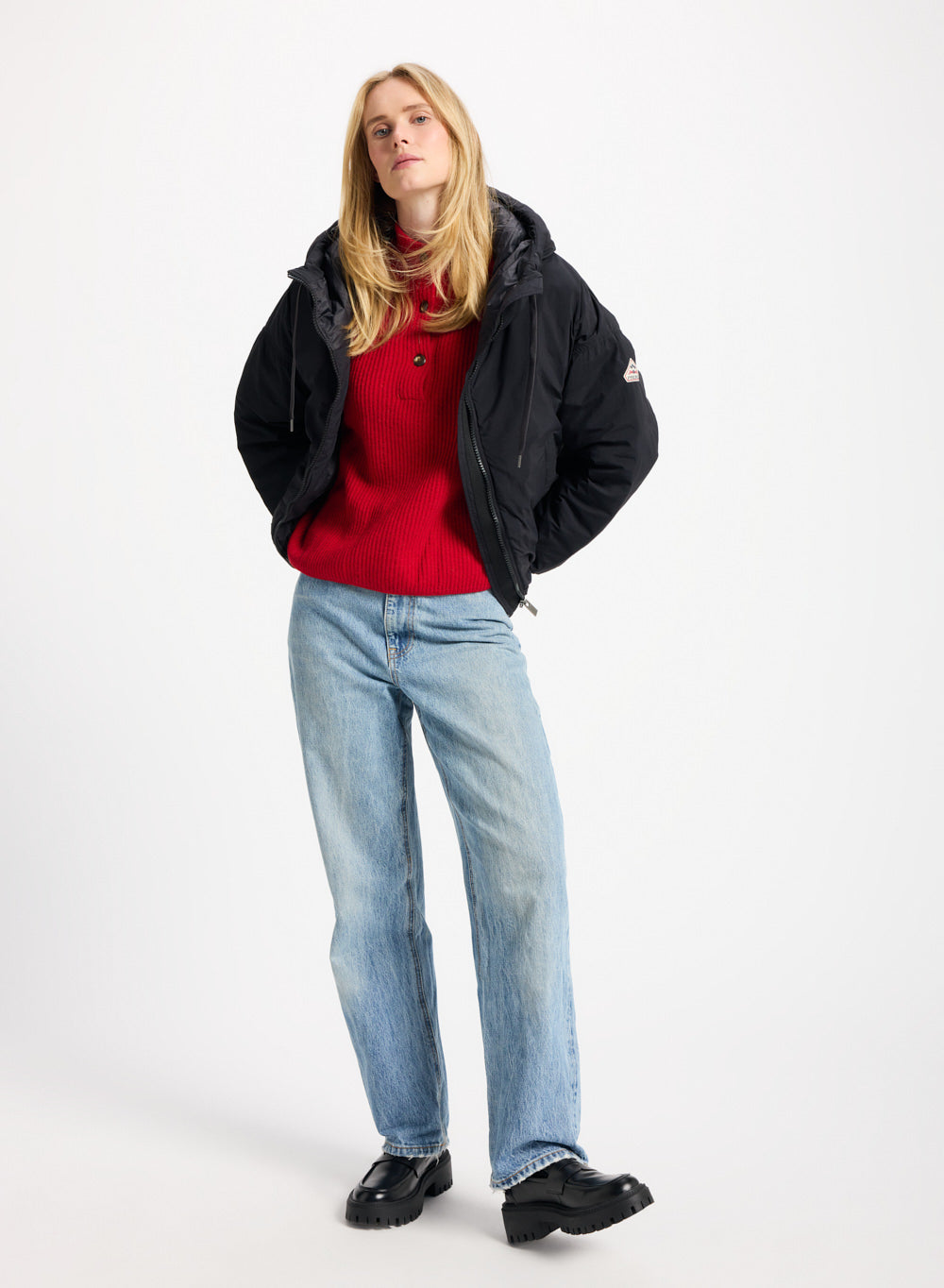 pyrenex-attitude-parka-courte-en-duvet-femme-noire image 2