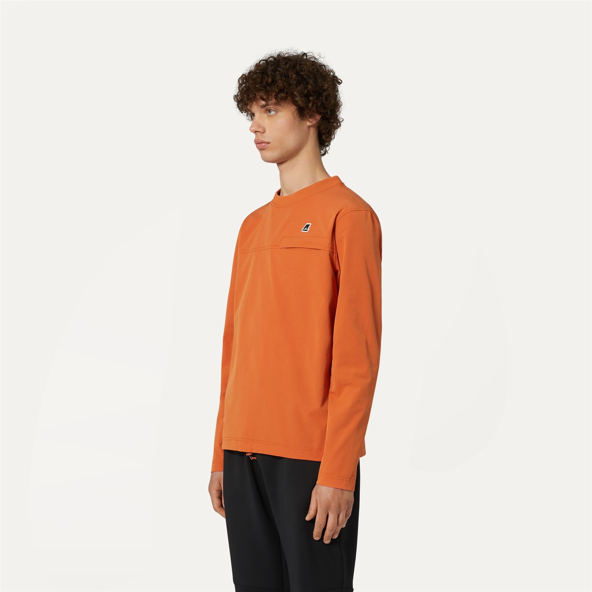 k-way-imperty-polaire-pull-unisexe-orange-copper image 2