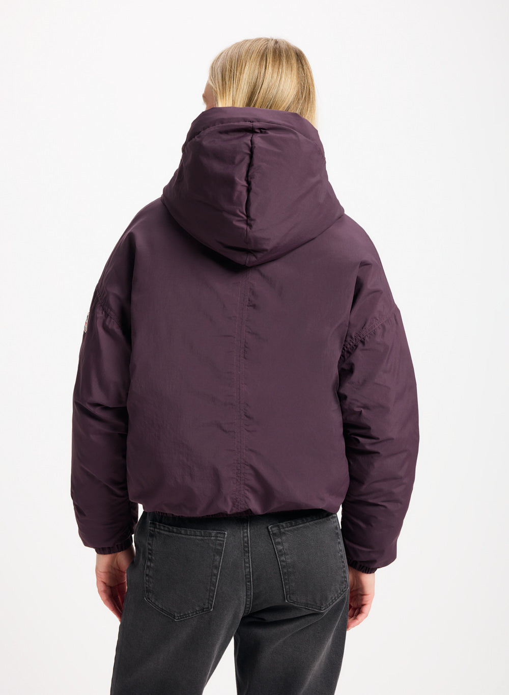 pyrenex-attitude-parka-courte-duvet-femme-violet-fonc image 4