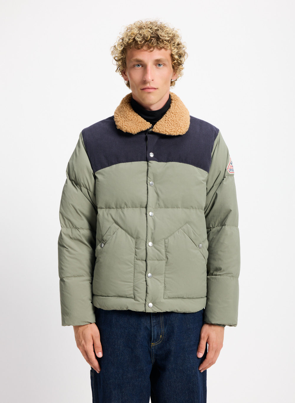 pyrenex-fiery-doudoune-hiver-aviateur-khaki-unisexe image 1