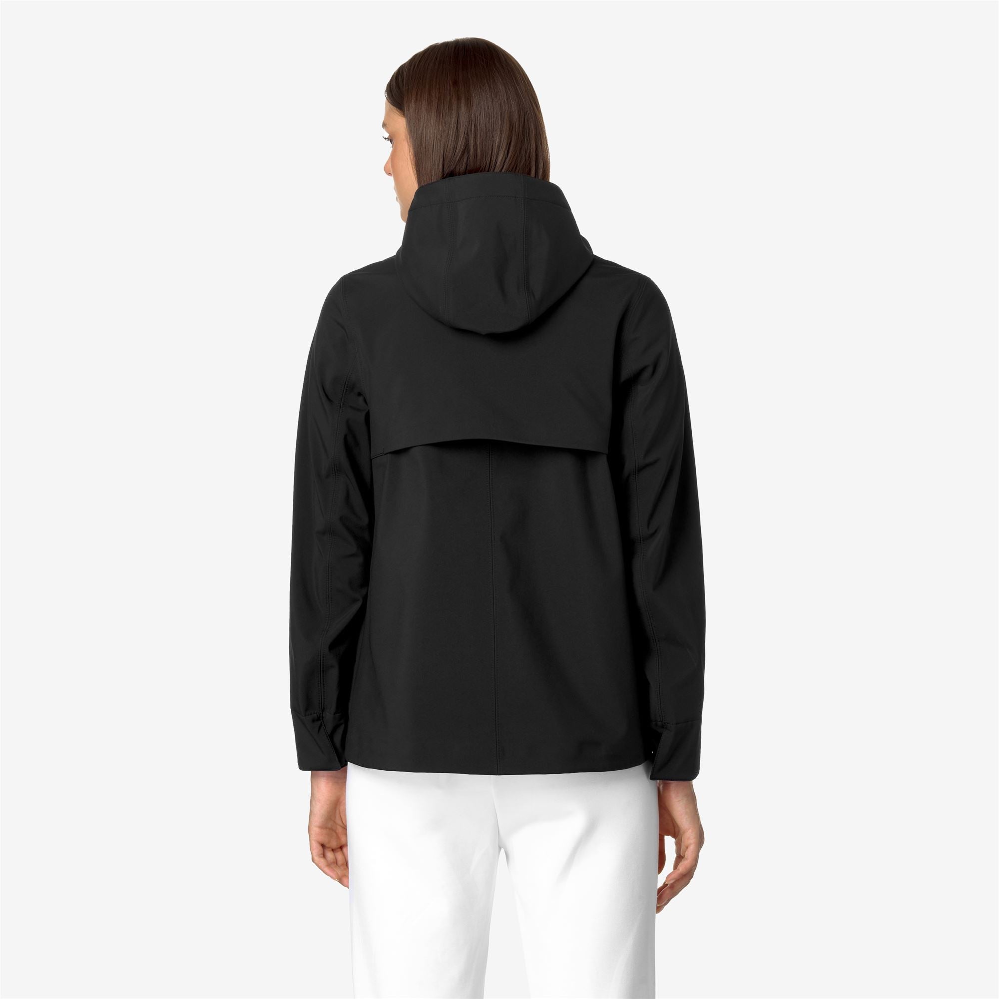 k-way-madalina-bonded-veste-mi-longue-femme-black-blue-depth image 3