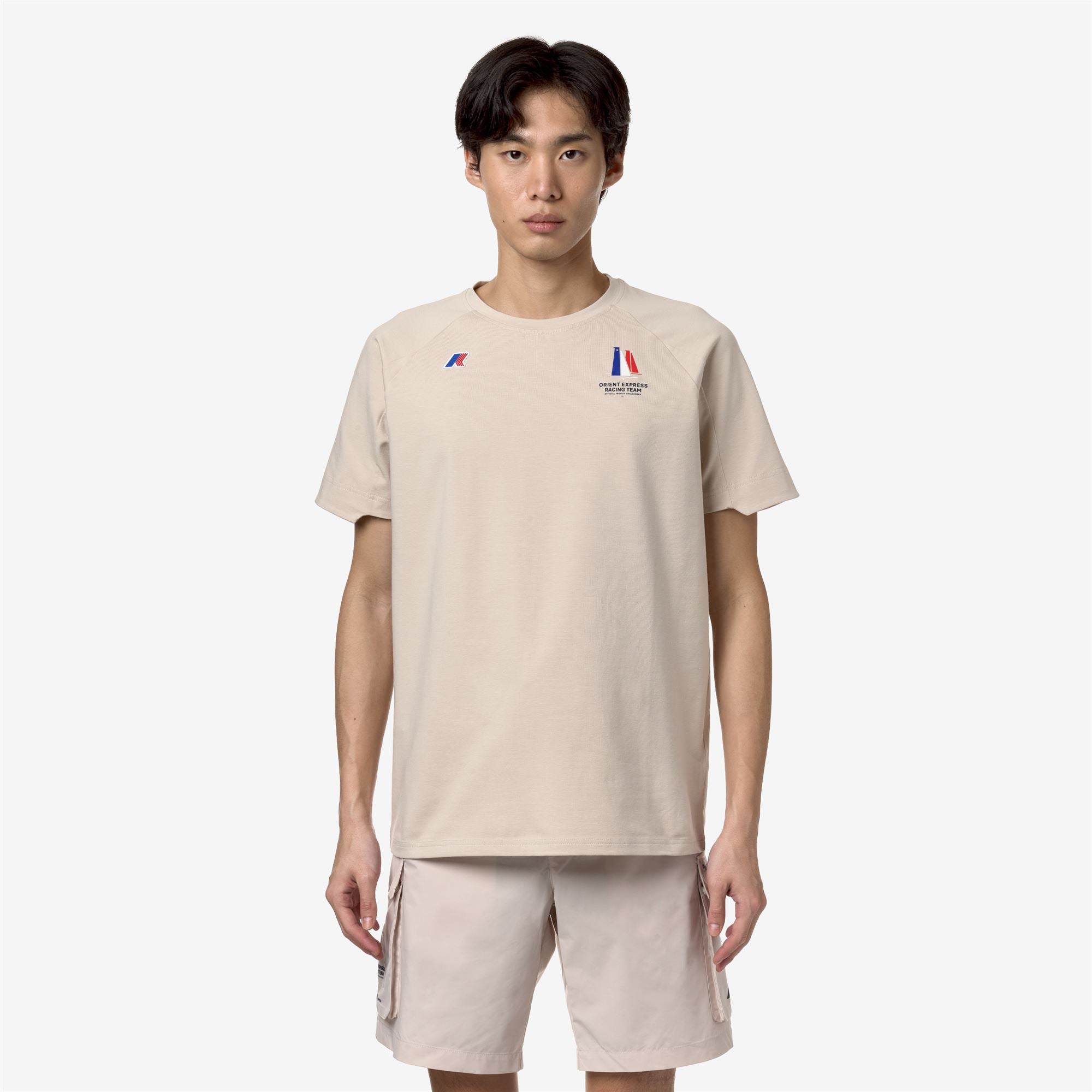 k-way-parot-orient-express-ac-t-shirt-unisexe-grey-vapor image 1