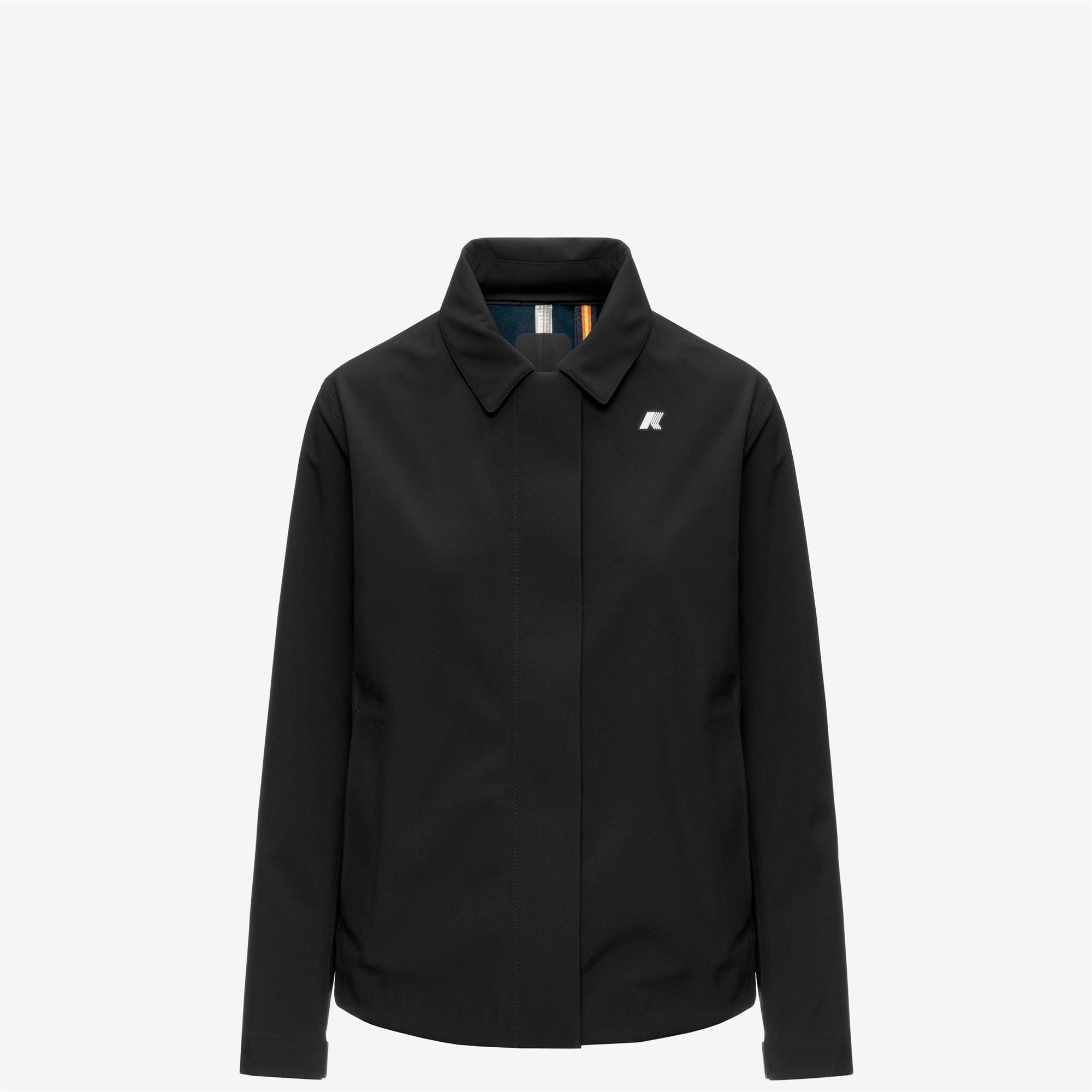 k-way-bleizou-bonded-trench-court-femme-black-p-blue-d image 6