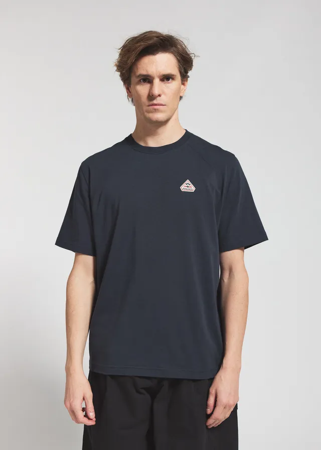 pyrenex-corto-t-shirt-unisexe-coton-biologique-bleu-marine image 1