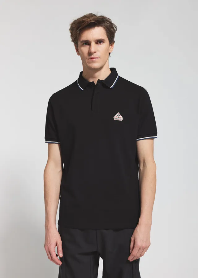pyrenex-leyre-polo-homme-coton-bio-noir image 1