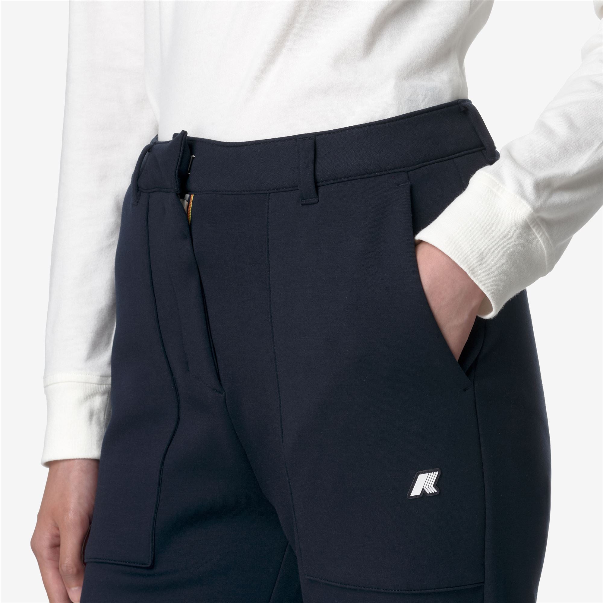 k-way-janinne-light-spacer-pantalon-de-sport-femme-blue-depth image 4
