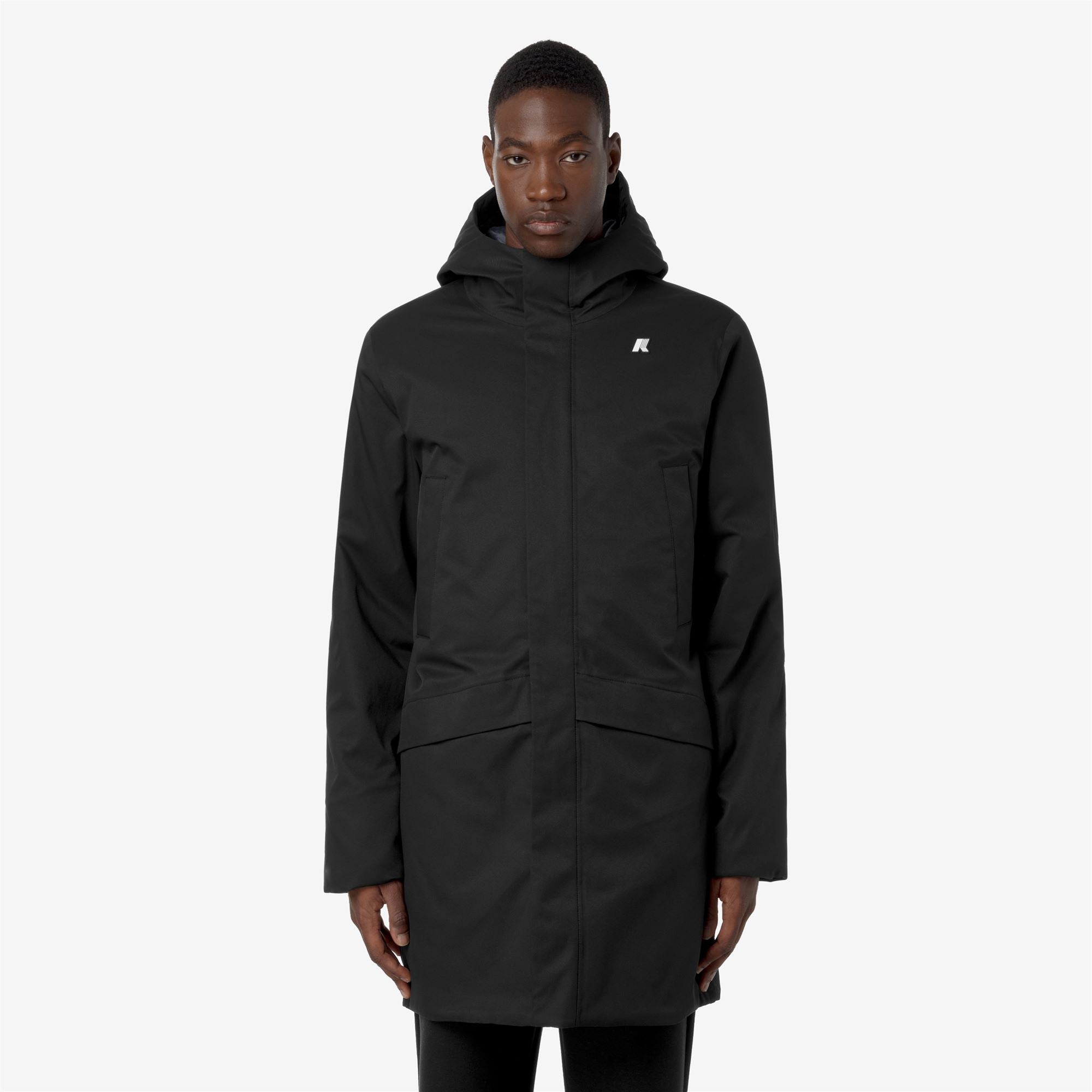 k-way-jarno-twill-marmotta-veste-3-4-homme-black-p-blue-a image 1