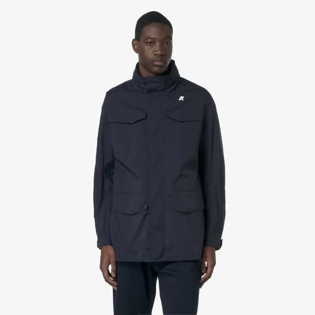 k-way-manuel-stretch-nylon-jersey-veste-milieu-homme-blue-depth image 1