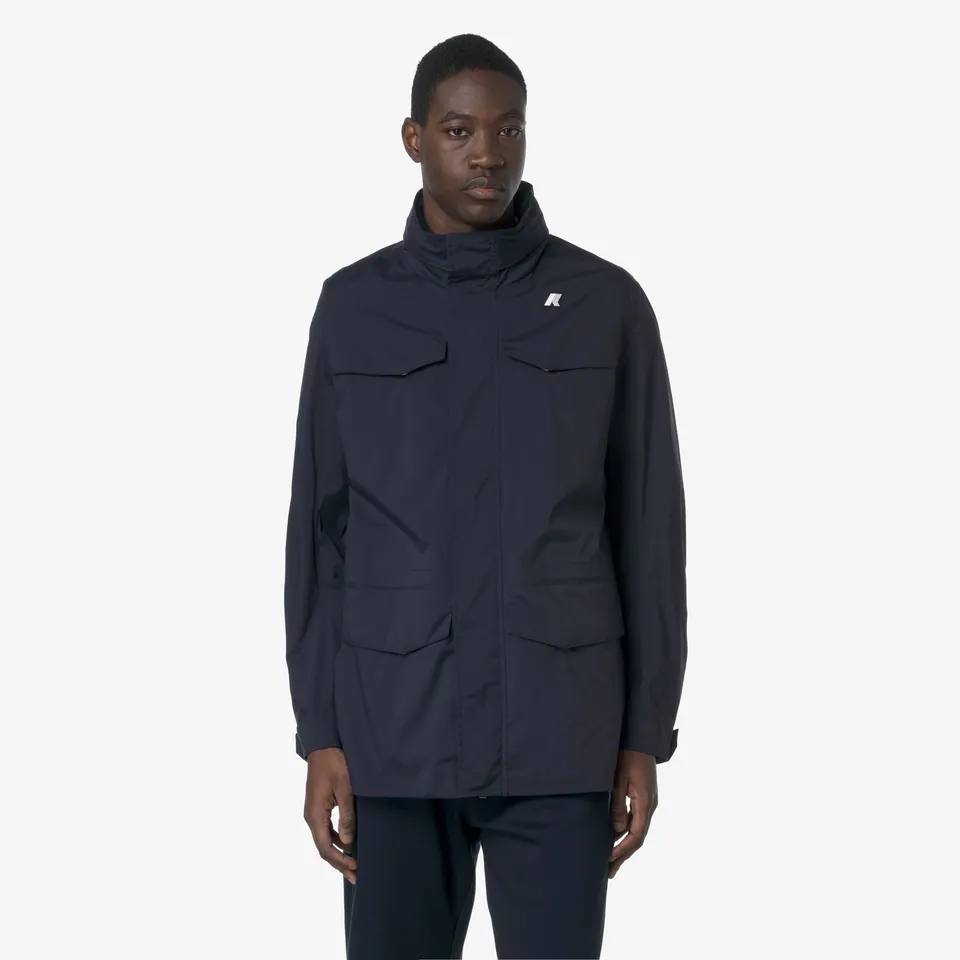 k-way-manuel-stretch-nylon-jersey-veste-milieu-homme-blue-depth image 1