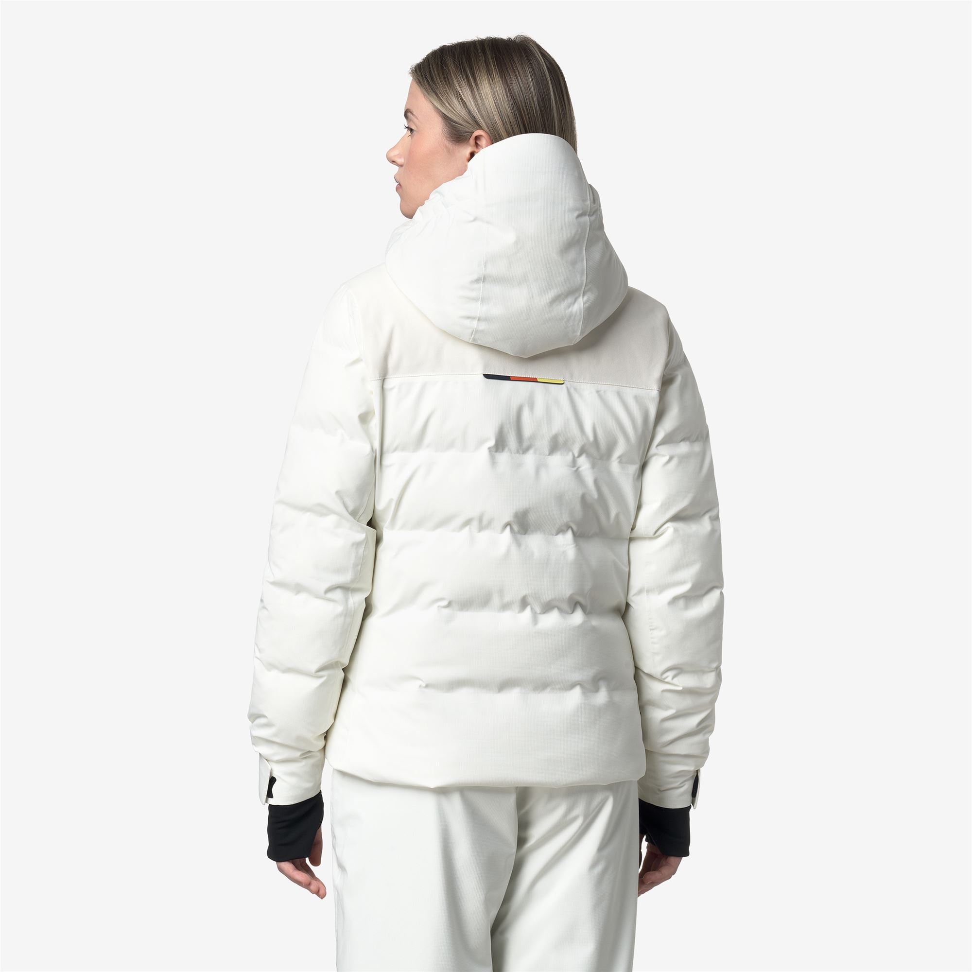 k-way-latueda-h-quilted-veste-ski-femme-white-gardenia image 3