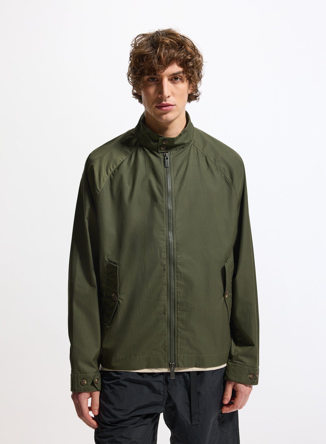 pyrenex-league-veste-mi-saison-homme-vert-kaki image 1