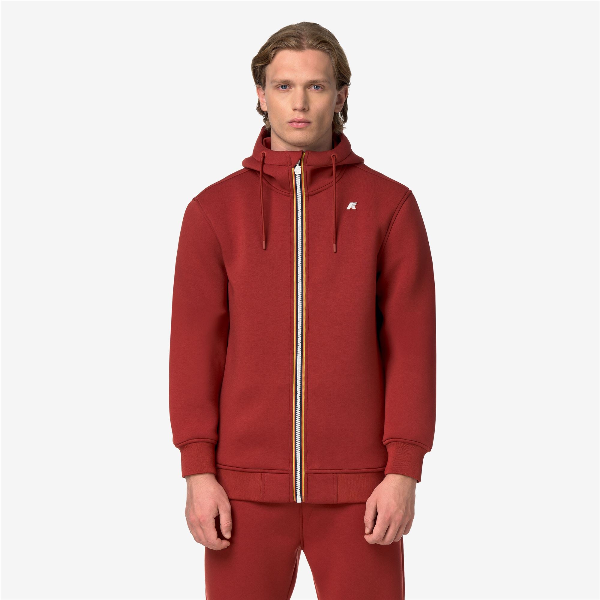 k-way-rainer-spacer-polaire-veste-homme-red-dk-chili image 1