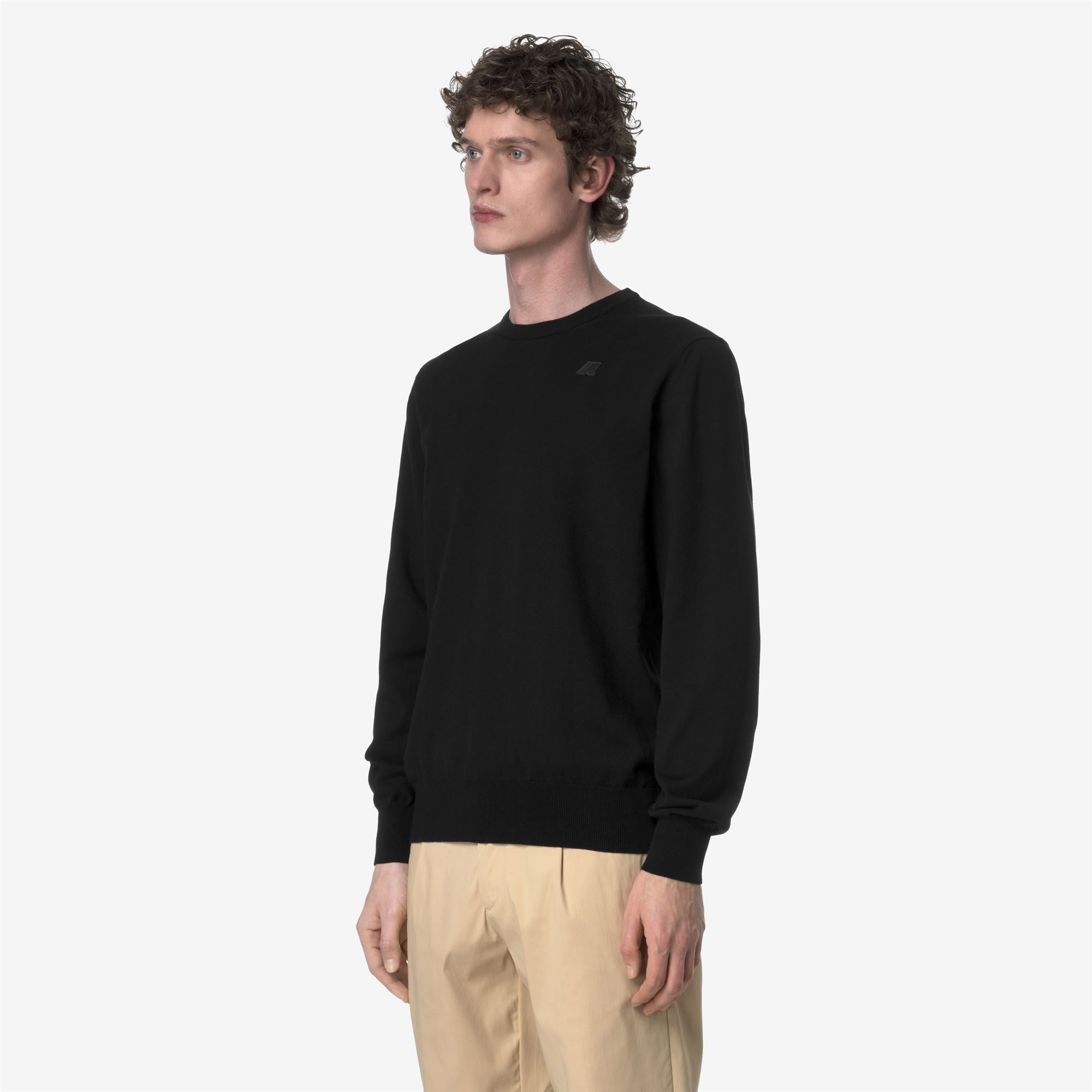 k-way-sebastien-cotton-pull-over-homme-black-pure image 2