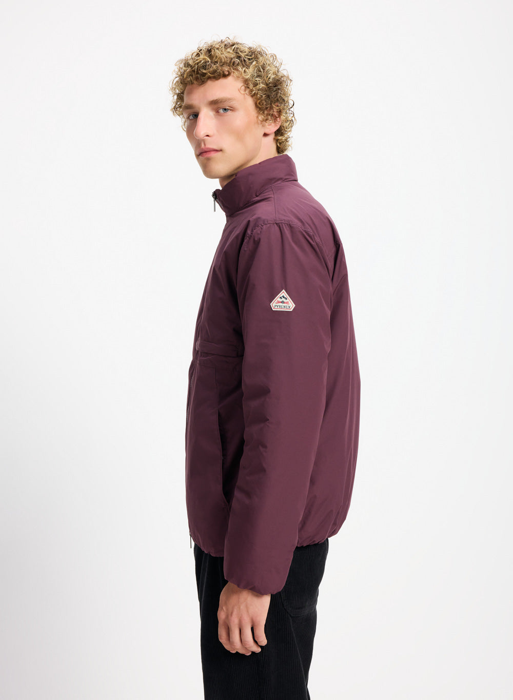 blouson-en-duvet-homme-pyrenex-spectre-violet-fonc image 3