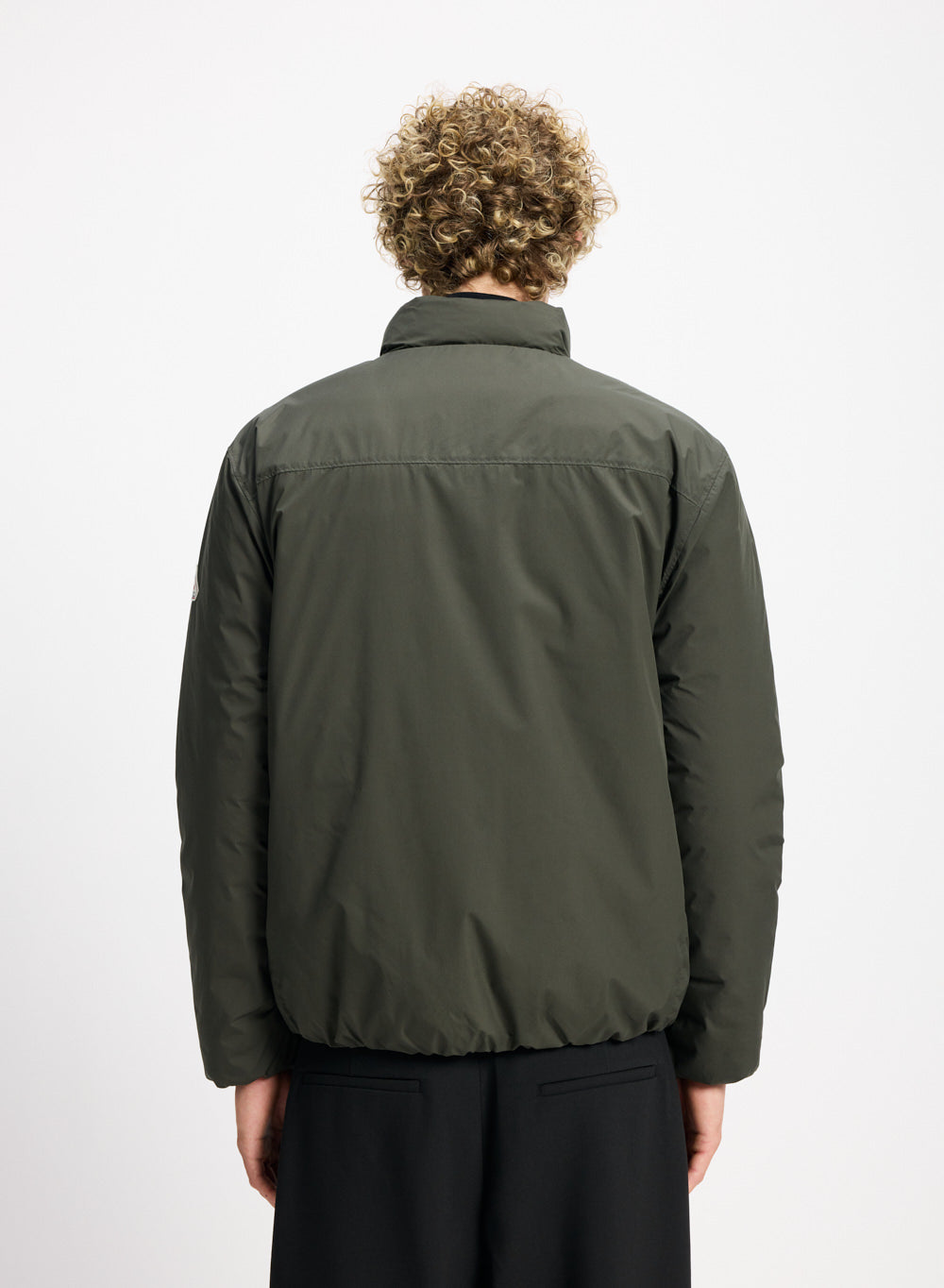 blouson-en-duvet-homme-pyrenex-spectre-kaki-imperm-able image 4