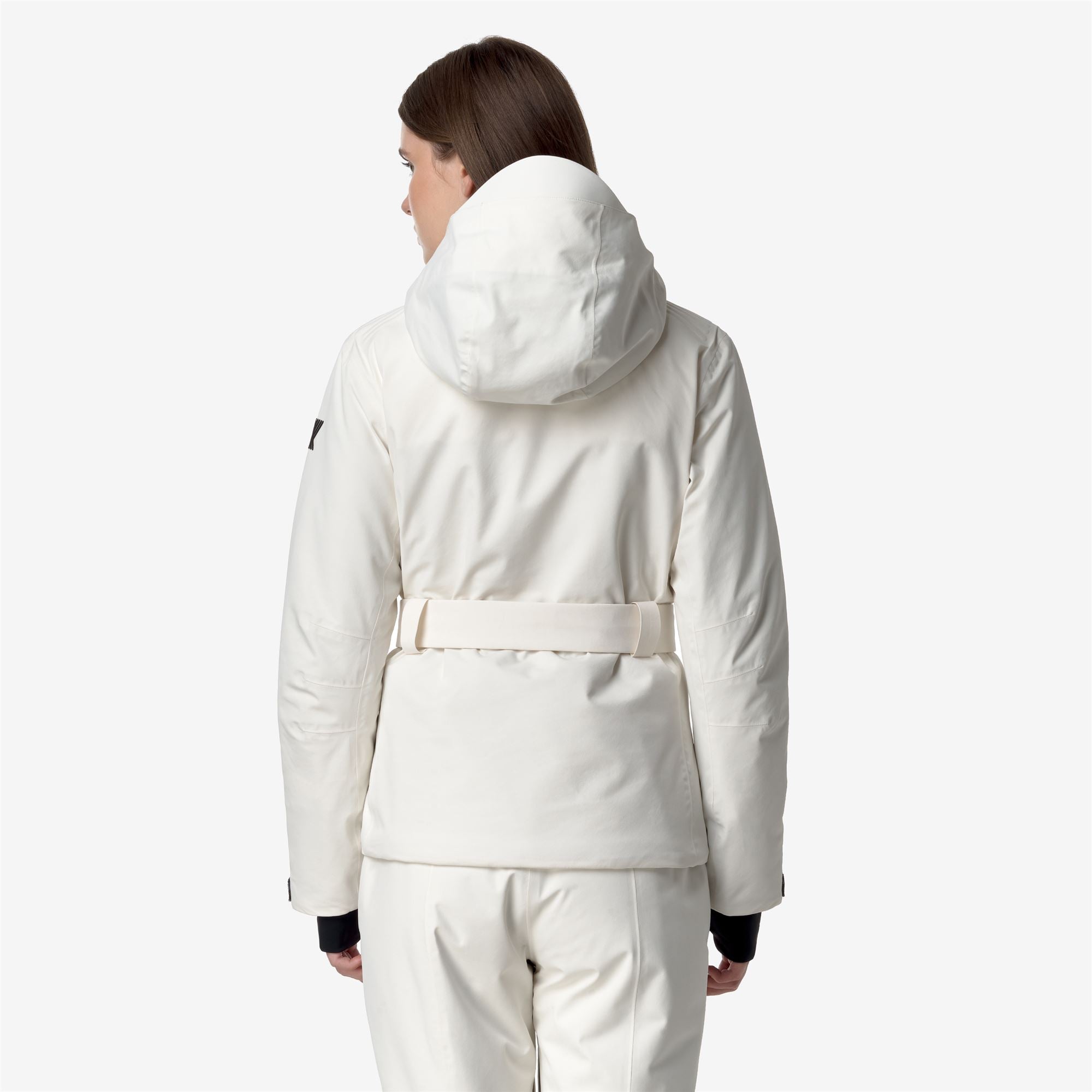 k-way-chevril-microtwill-2l-veste-femme-milieu-white-gardenia image 3
