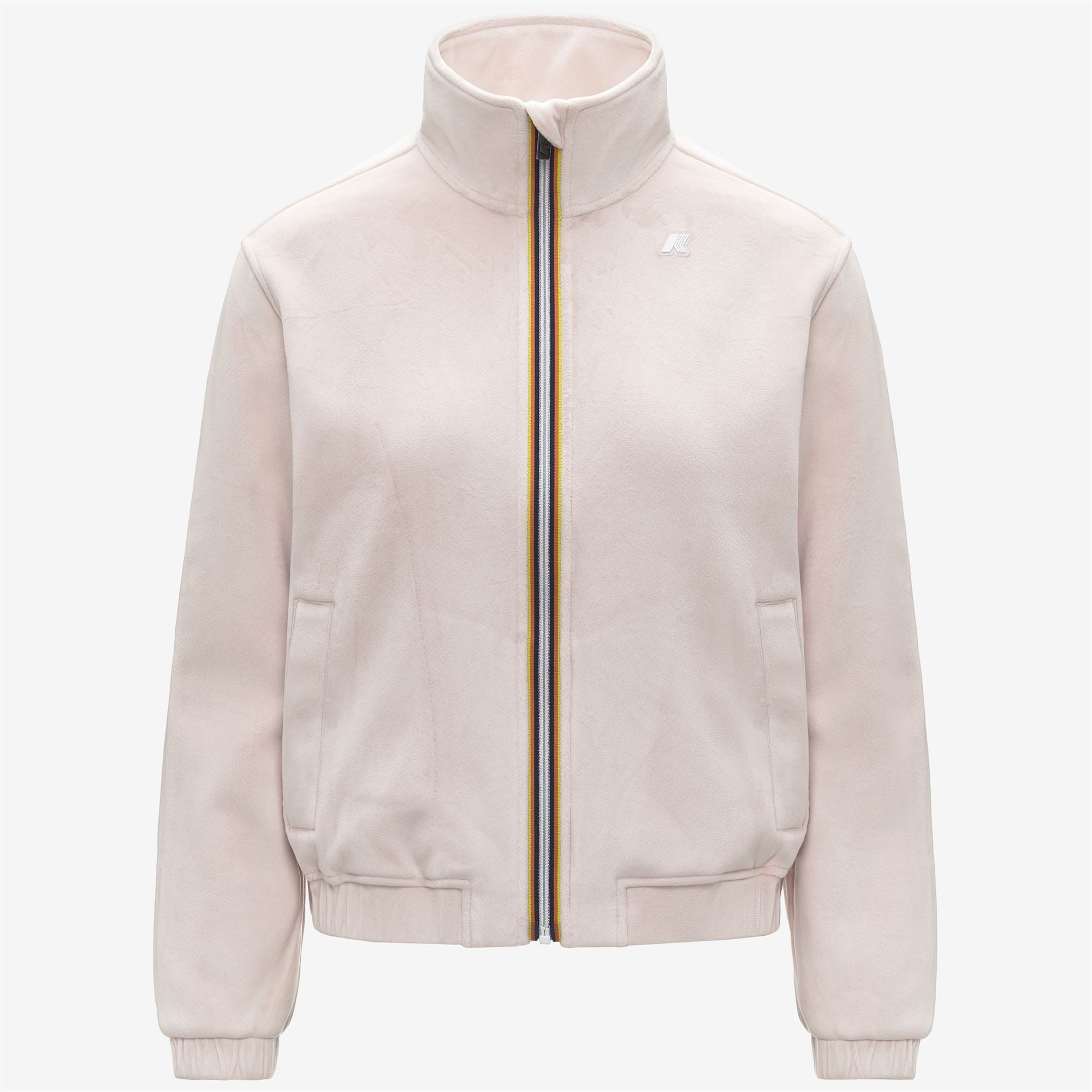 k-way-viviette-velour-polar-veste-polaire-r-versible-femme-rose-hushed image 5