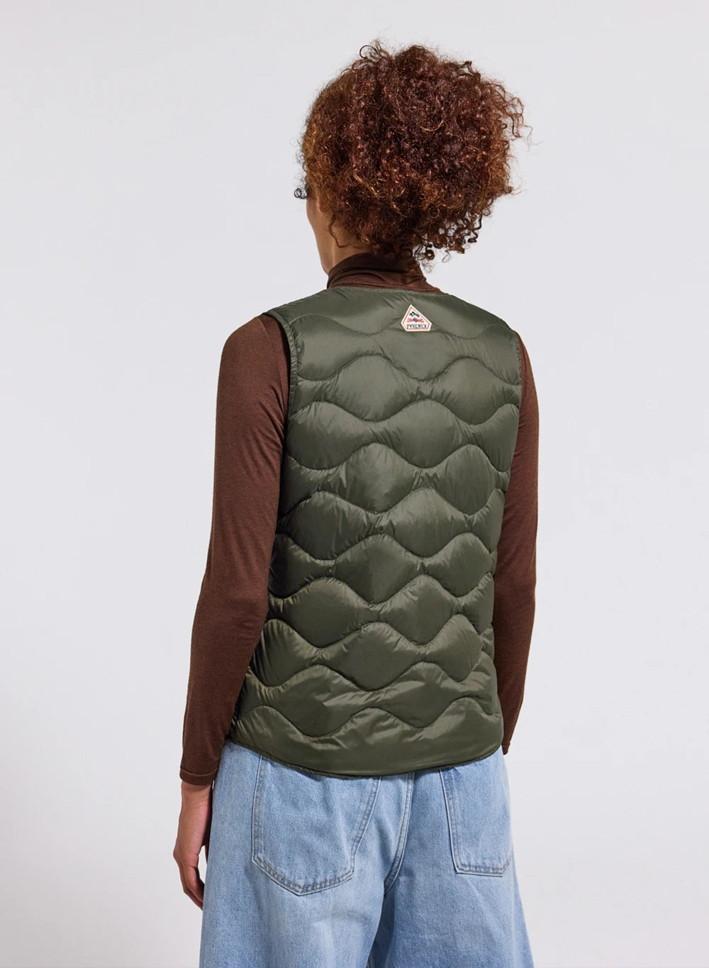 gilet-doudoune-ultra-l-g-re-femme-pyrenex-orite-vest-kaki image 3