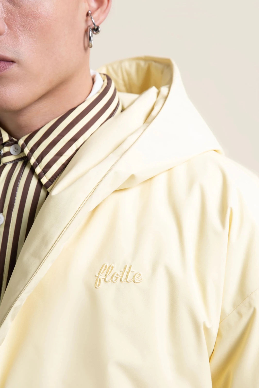 flotte-cl-ry-doudoune-cache-c-ur-courte-imperm-able-ceinture-fleur image 7