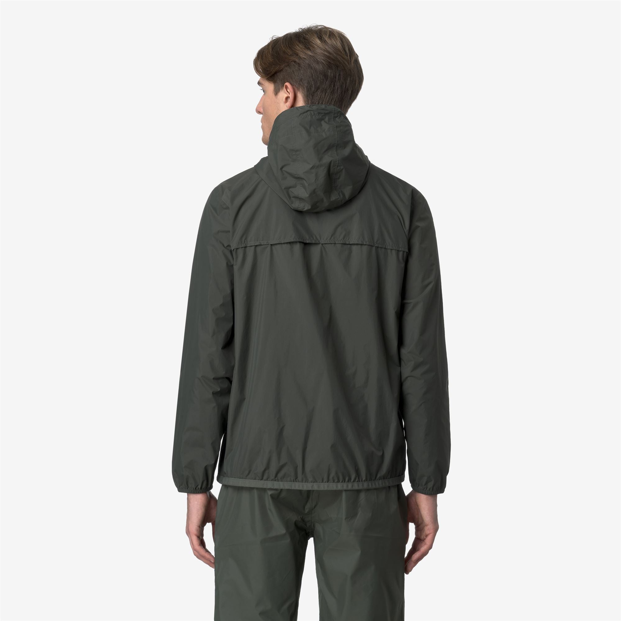 k-way-le-vrai-4-0-claude-veste-milieu-unisexe-green-blackish image 4