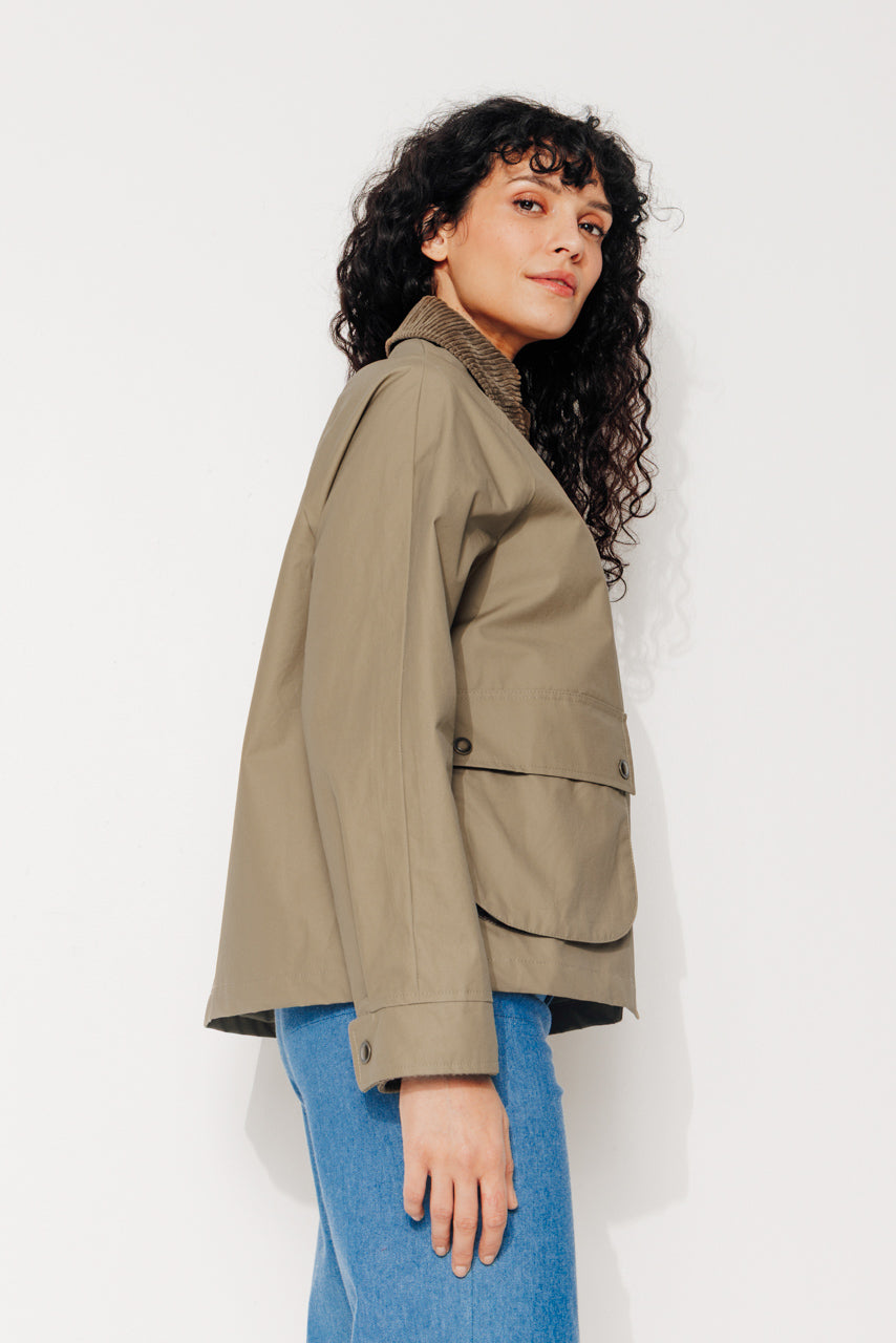 trench-coat-sorbus-imperm-able-court-oversize-en-coton-staywax-cir-beige image 6