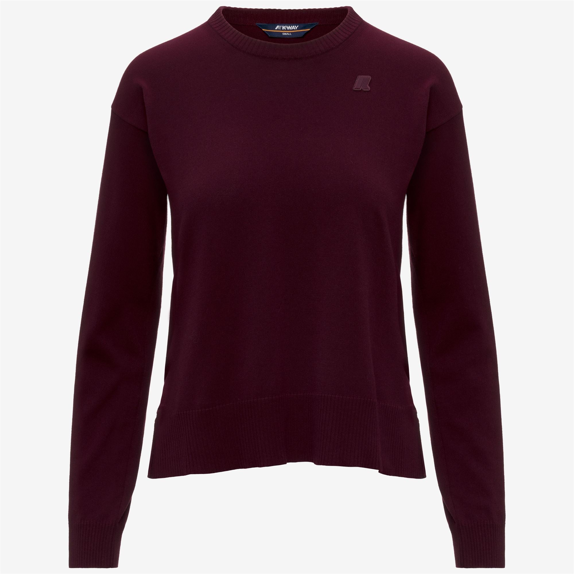 k-way-domitine-cotton-pull-crop-femme-violet-burnished image 5