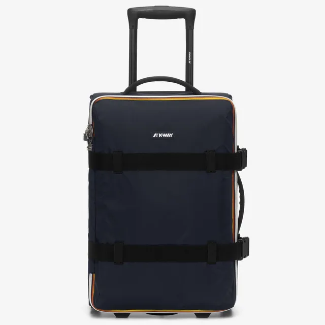 k-way-blossac-s-valise-cabine-chariot-unisexe-blue-depht-black-pure image 1