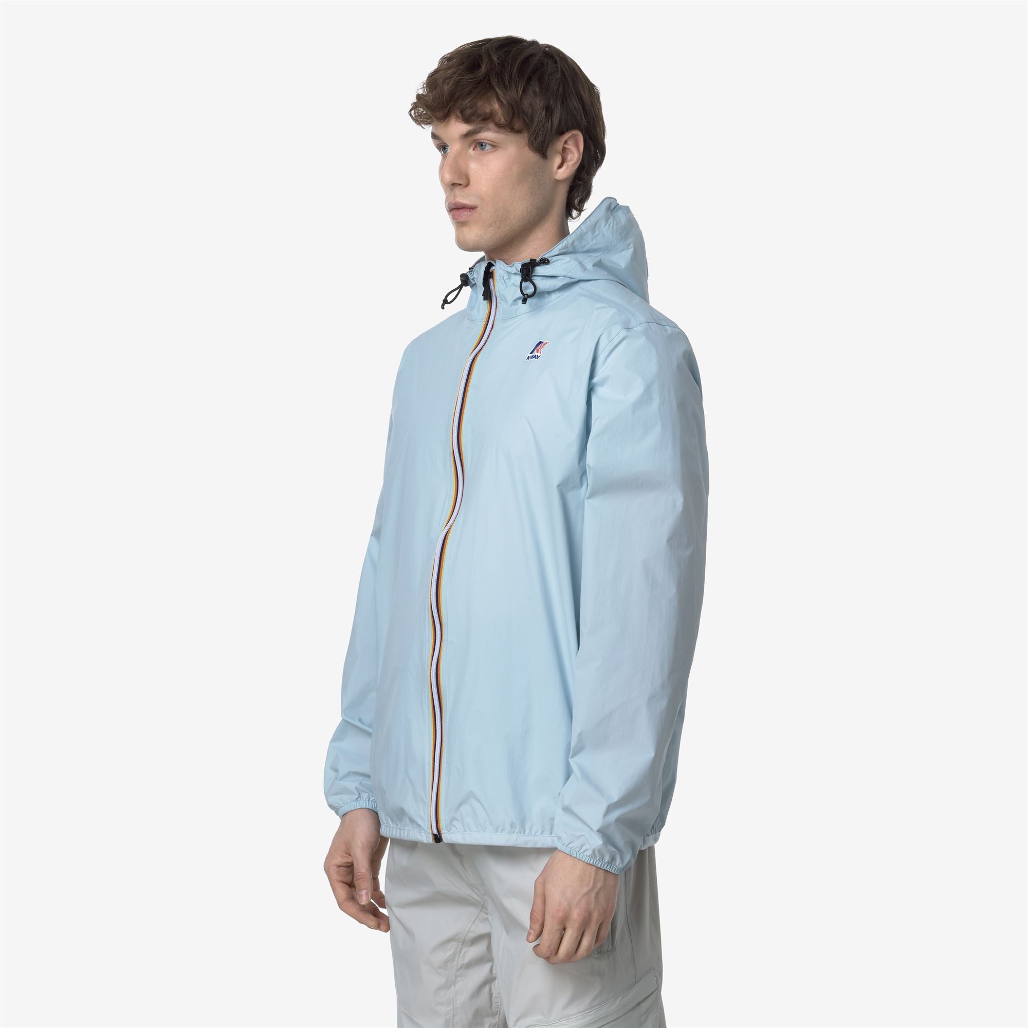 k-way-le-vrai-4-0-claude-veste-mi-longue-unisexe-blue-baby image 3