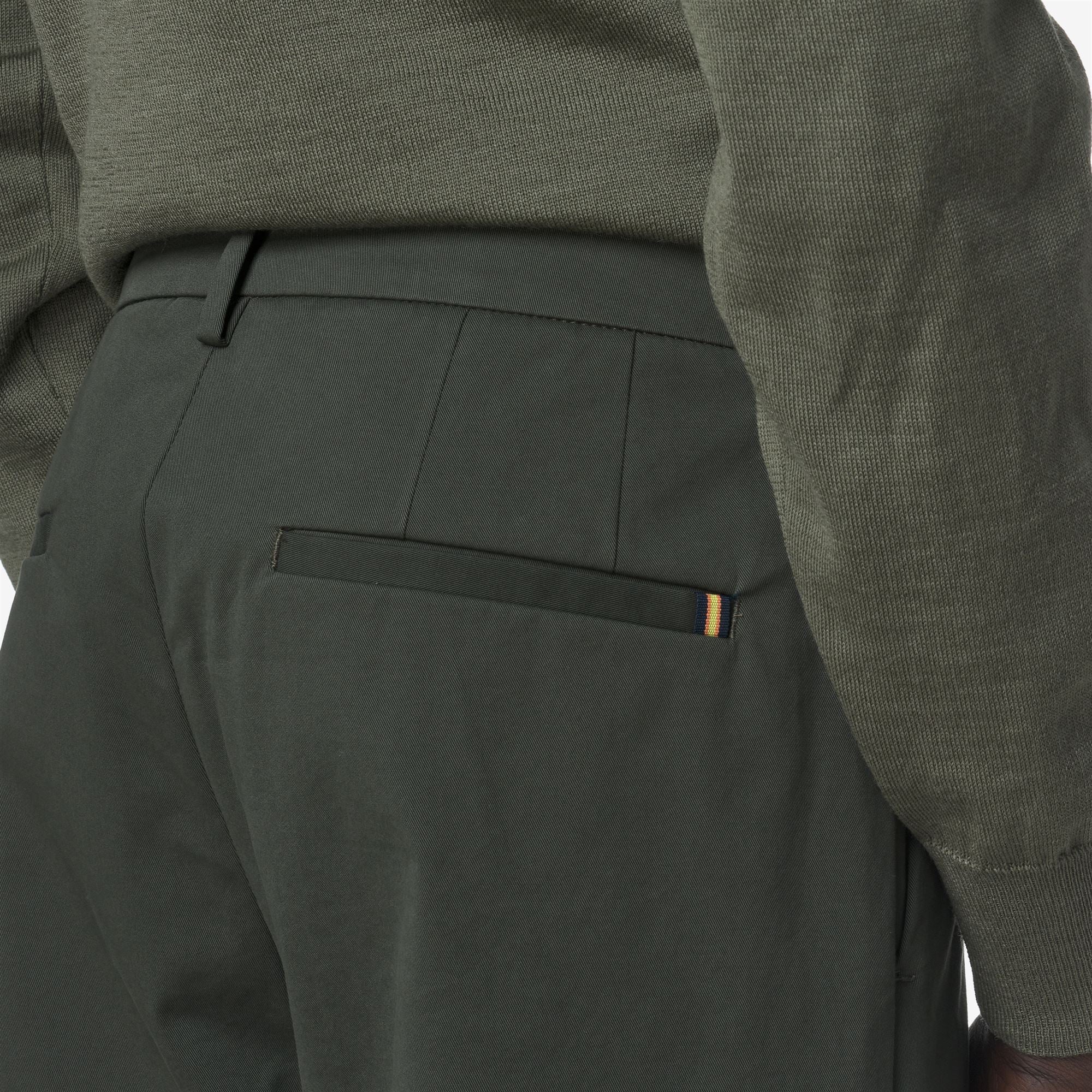 k-way-ailton-twill-tech-peach-pantalon-chino-homme-green-blackish image 4