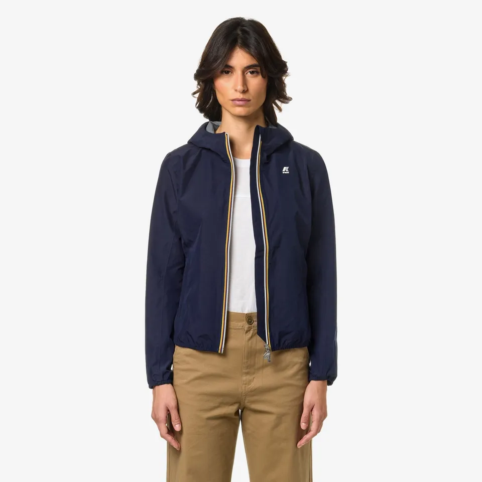 k-way-lily-eco-stretch-dot-veste-femme-blue-depth image 1