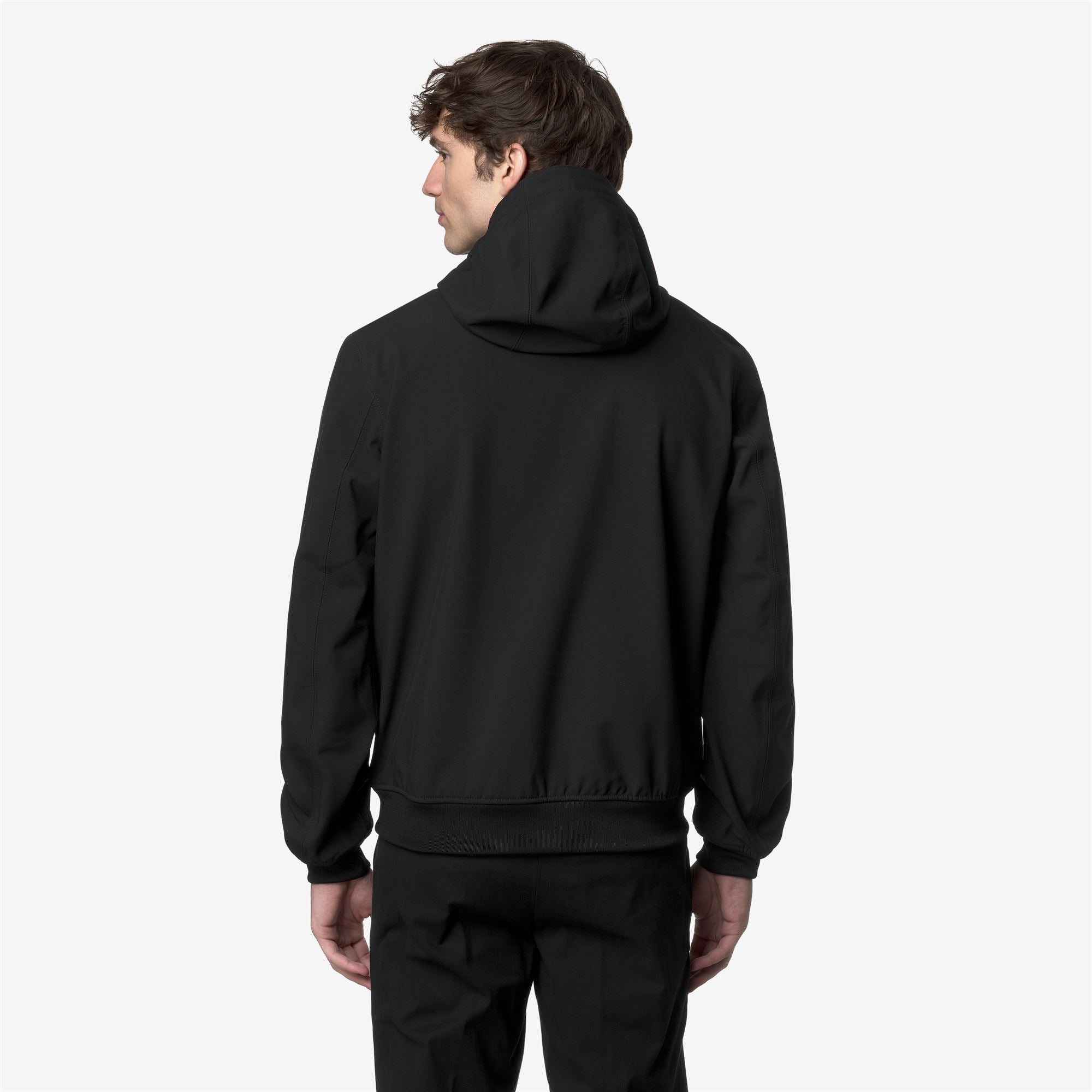 k-way-joachim-bonded-veste-courte-homme-black-pure-blue-depth image 3