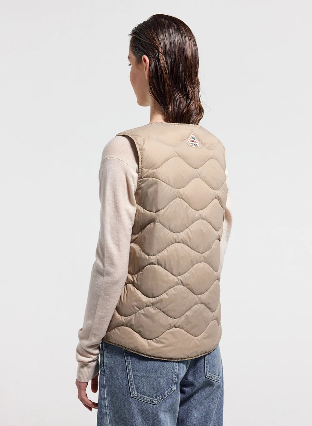 doudoune-sans-manches-femme-pyrenex-orite-vest-beige image 3