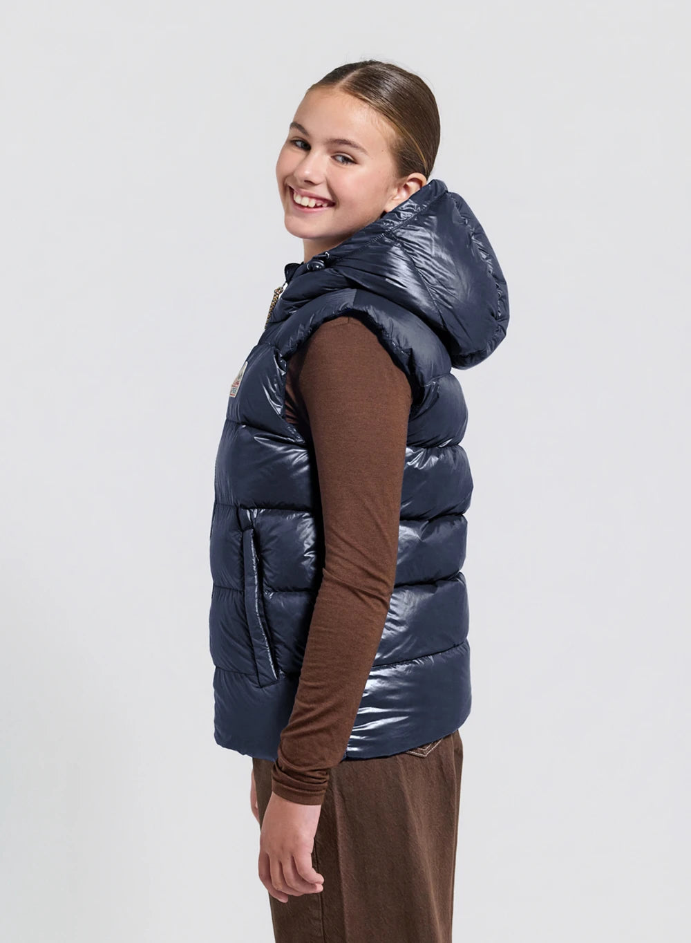 gilet-doudoune-enfant-pyrenex-john-bleu-marine-capuche image 6