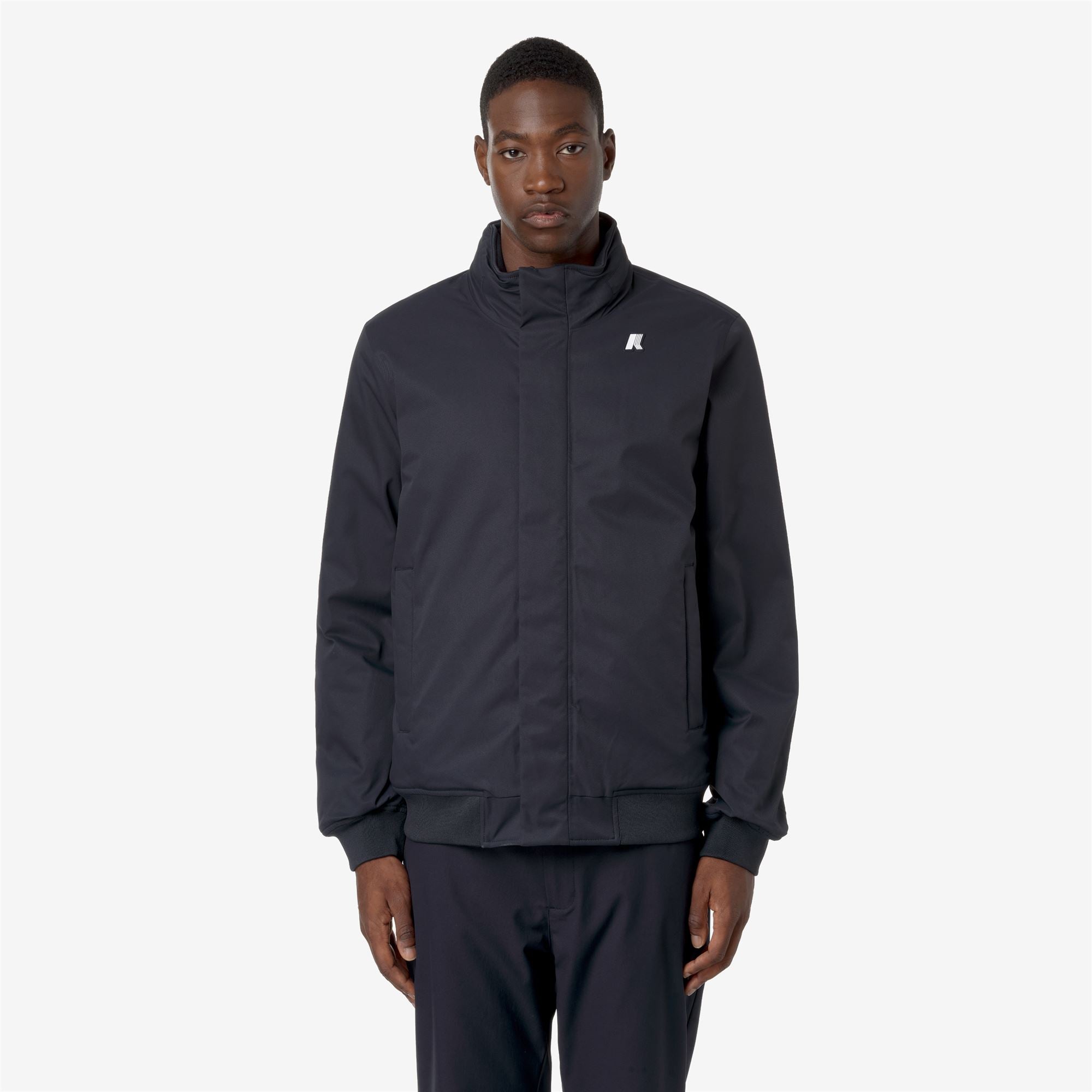 k-way-amaury-twill-marmotta-veste-courte-homme-blue-d-blue-a image 1