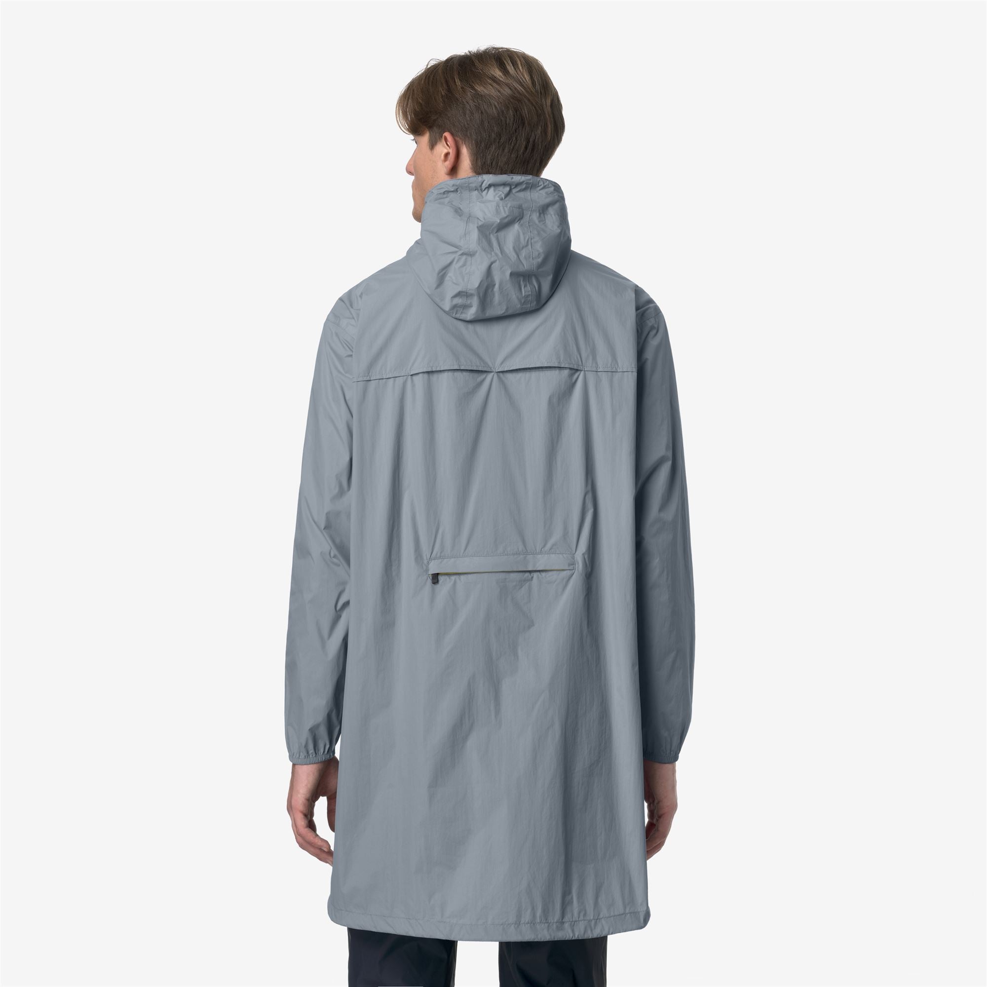 k-way-le-vrai-4-0-eiffel-east-manteau-de-pluie-long-unisexe-grey-md image 4