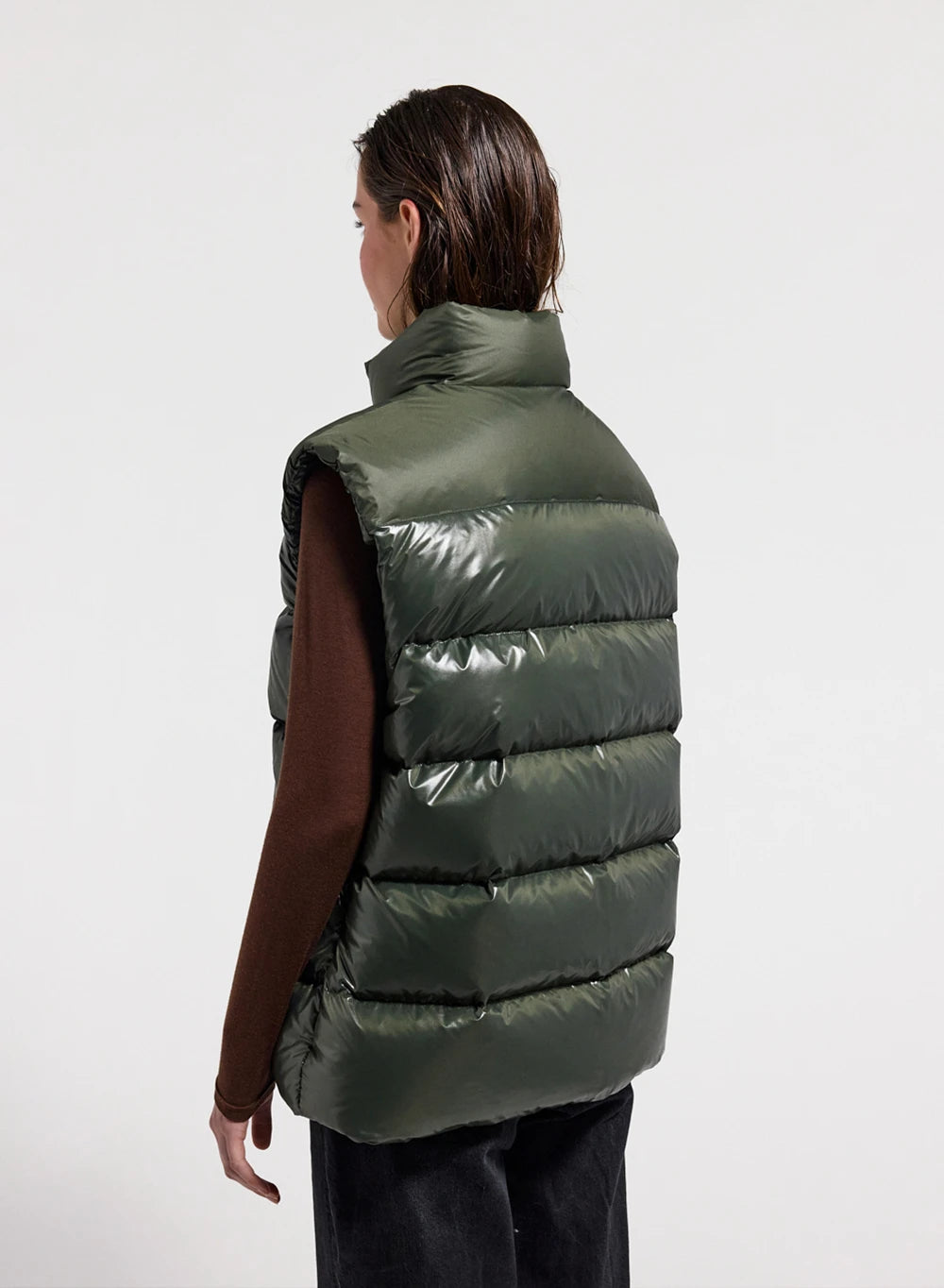 pyrenex-john-gilet-doudoune-sans-manches-unisexe-kaki-fonc image 6