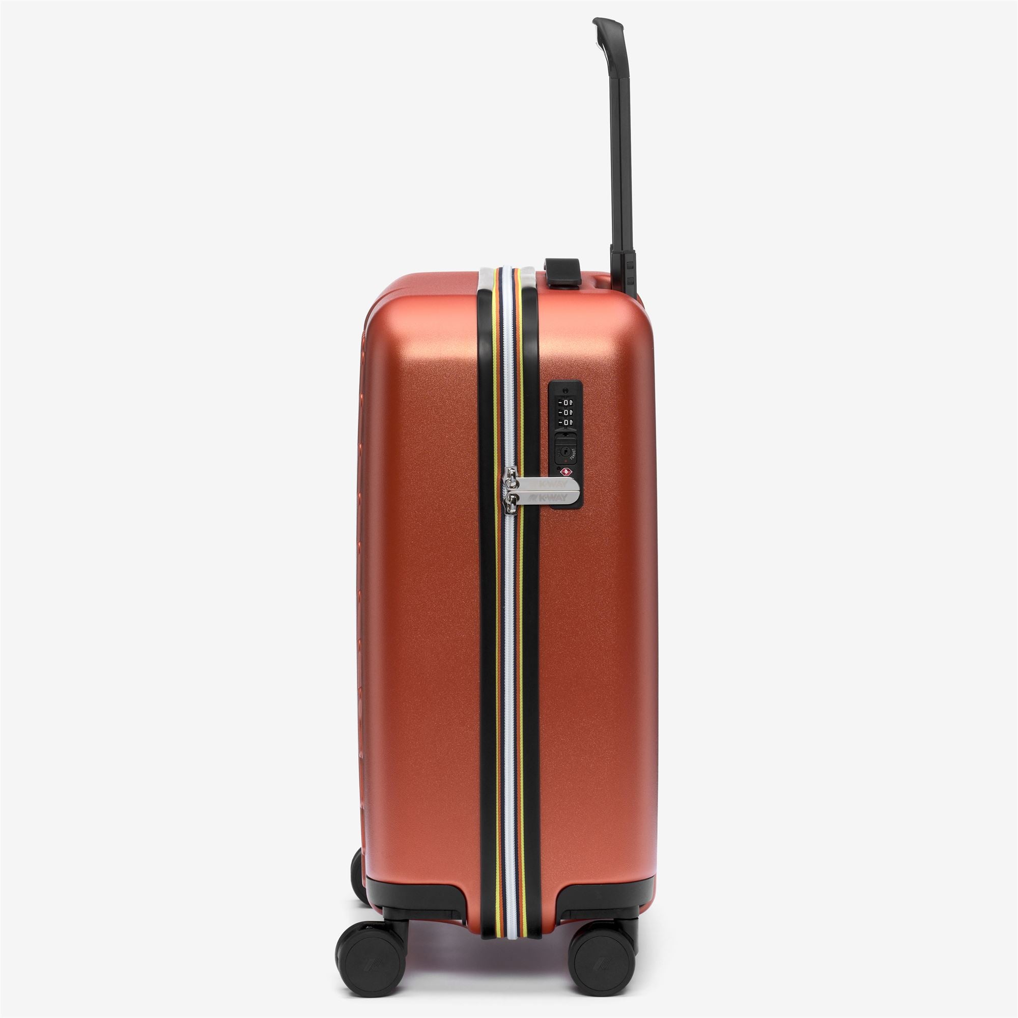 k-way-eudoxie-logo-valise-trolley-cabine-rigide-unisexe-orange-brownish image 2
