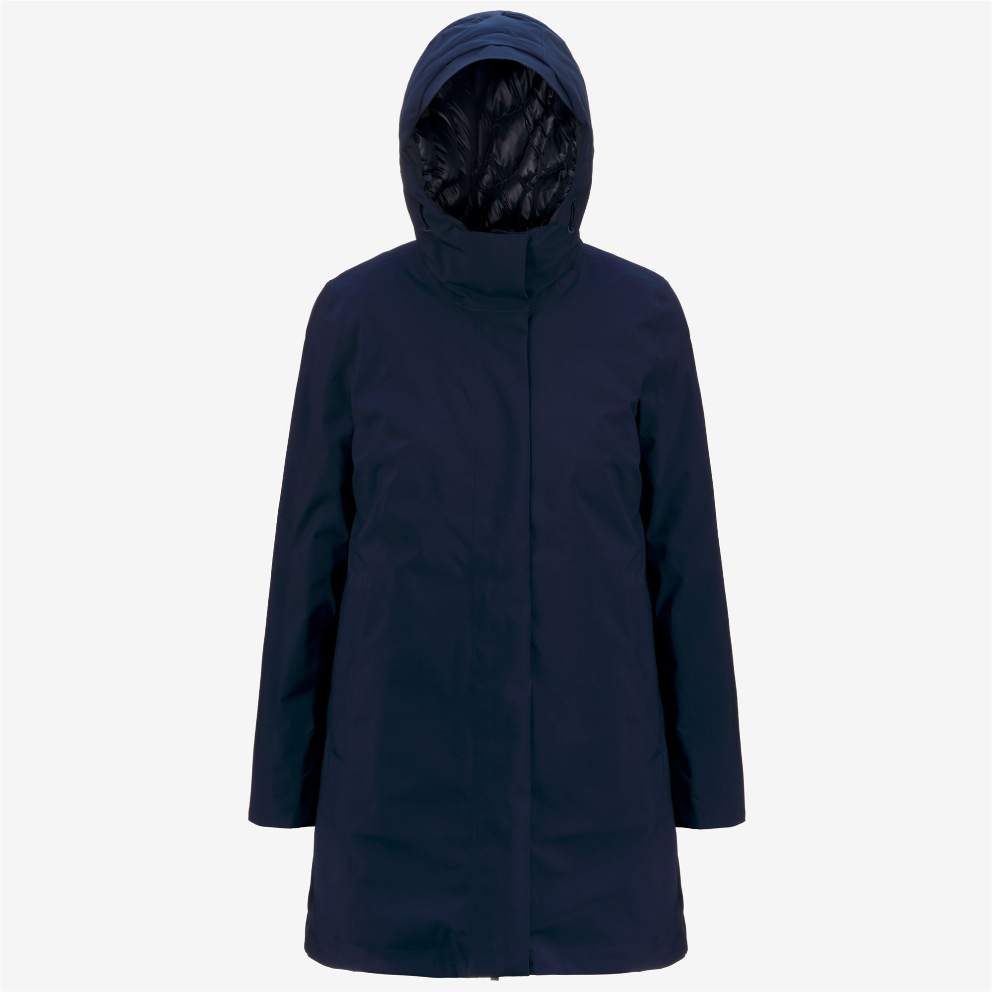 k-way-mathiel-bonded-padded-3-4-veste-femme-blue-depth image 5