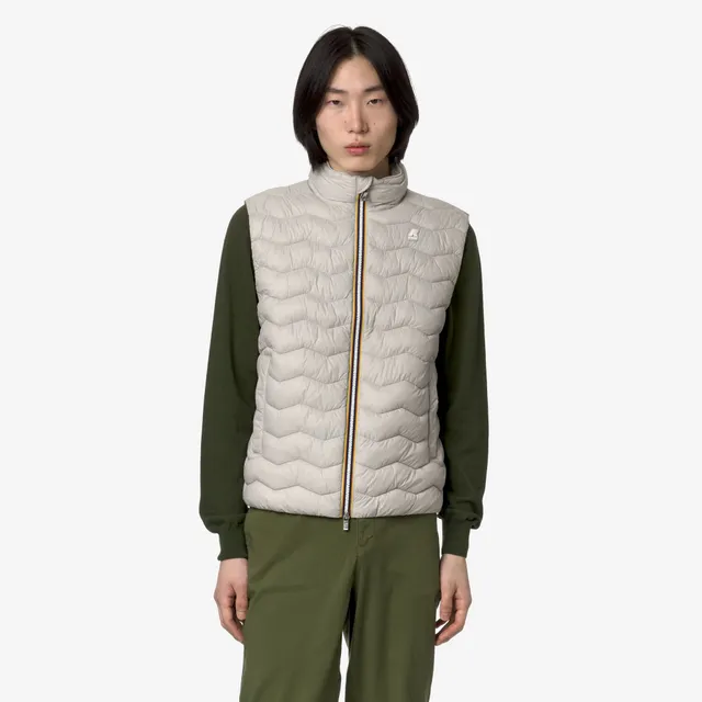 k-way-valen-quilted-warm-gilet-homme-beige-lt image 1