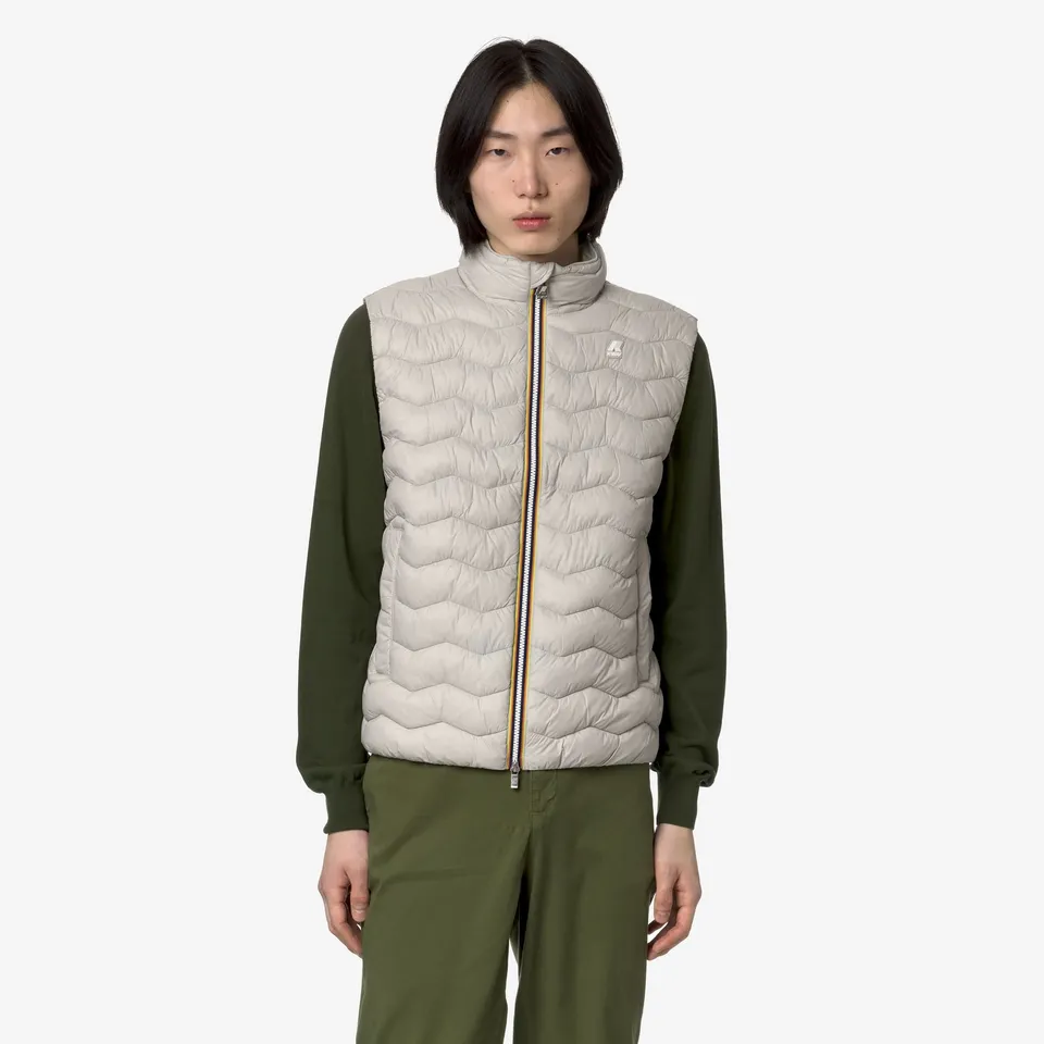 k-way-valen-quilted-warm-gilet-homme-beige-lt image 1