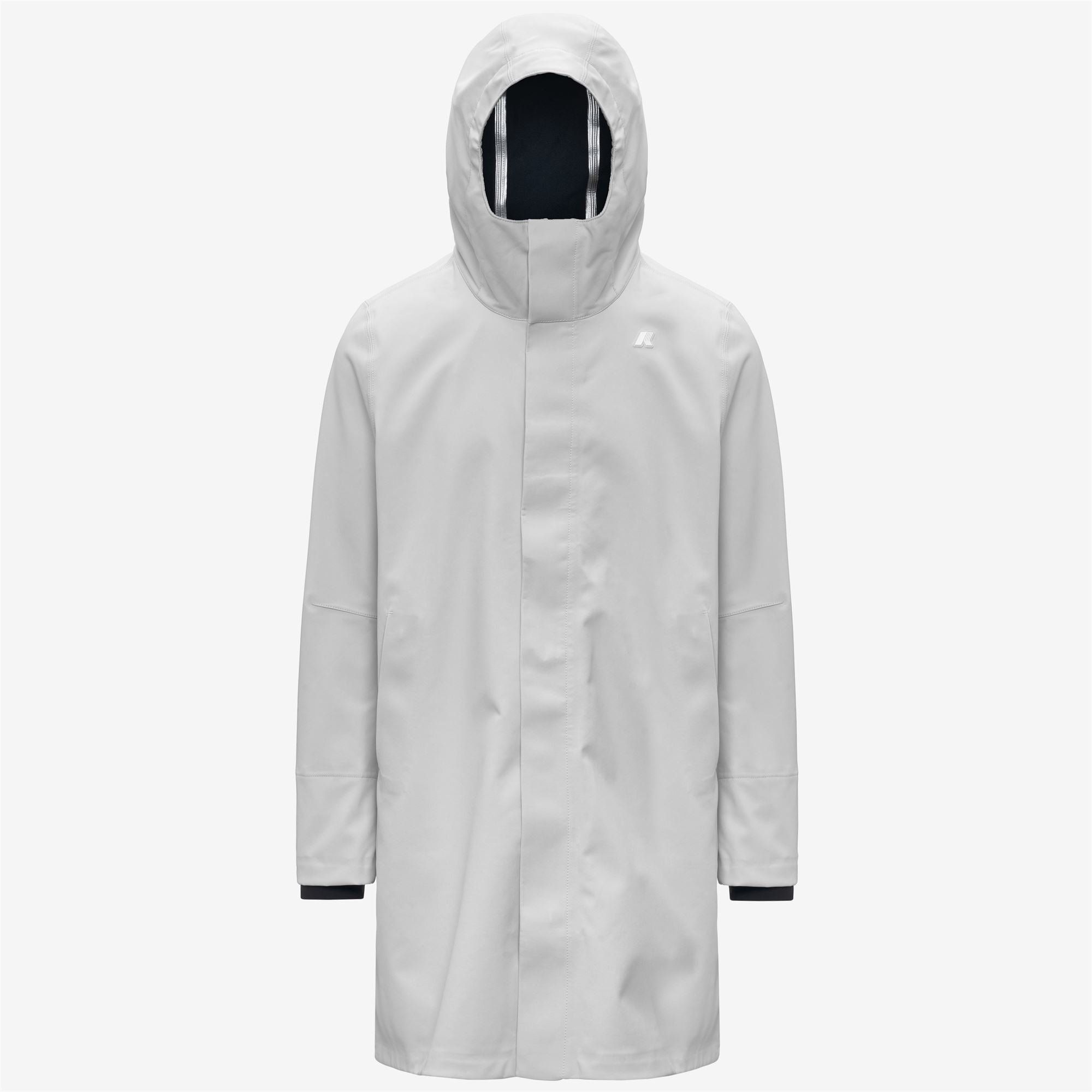 k-way-thomas-bonded-veste-longue-homme-grey-ash-blue-depth image 5