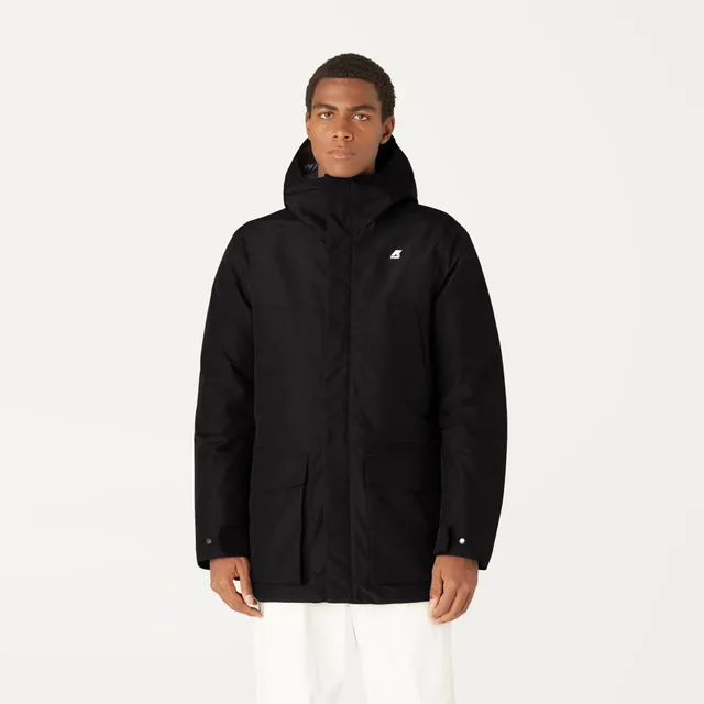 k-way-joshua-thermo-heavy-parka-mi-longue-homme-black-pure-blue-depth image 1
